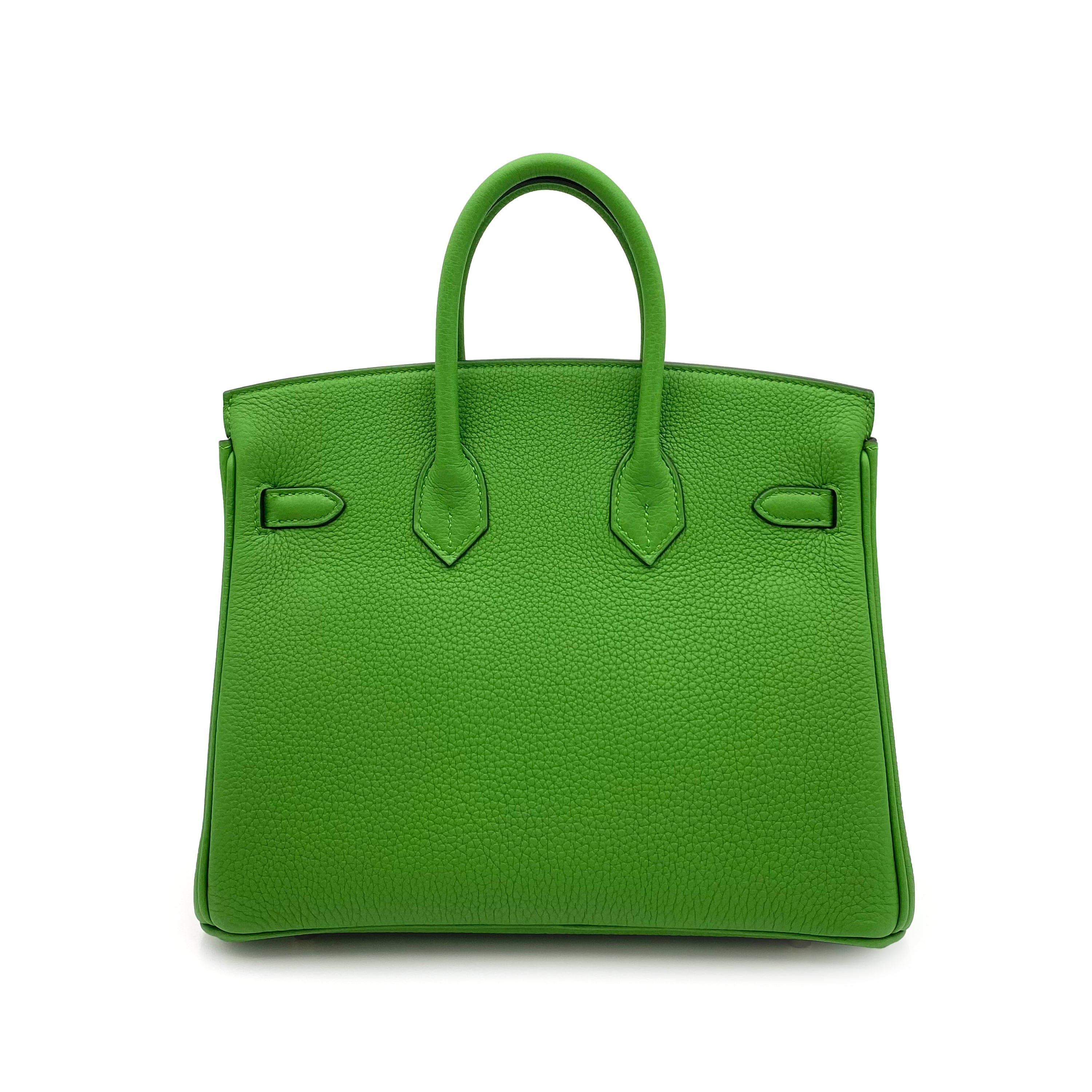 Hermès HERMES BIRKIN 25 VERT YUCCA TOGO HAND BAG B GHW 90231583