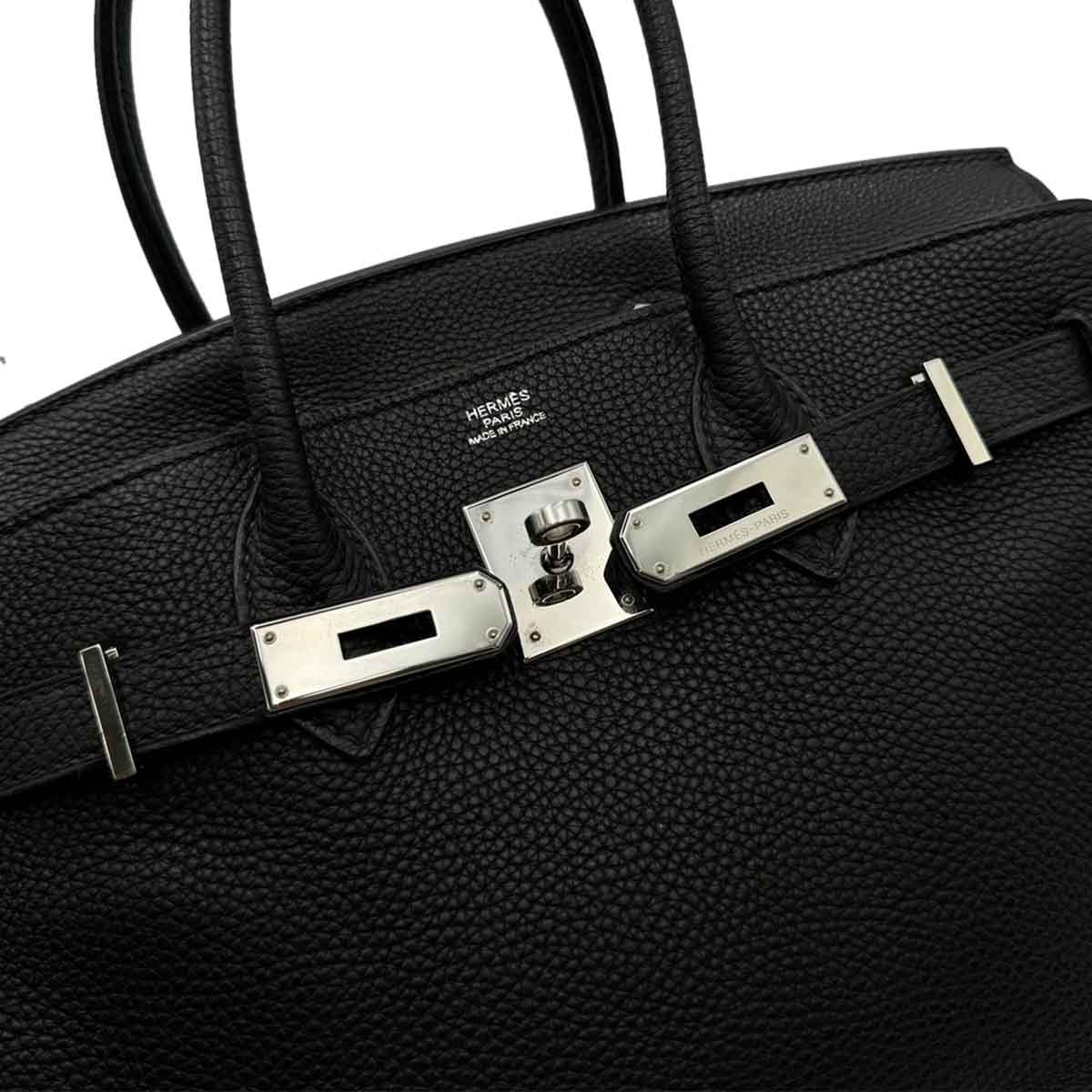 Hermès Hermès Birkin 30 Black Togo PHW #K 90233607