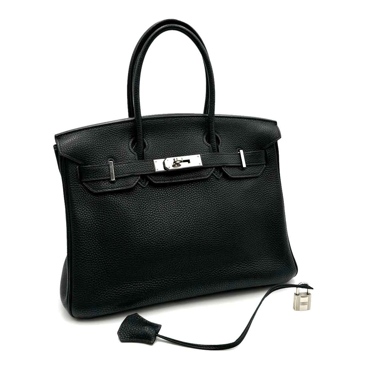 Hermès Hermès Birkin 30 Black Togo PHW #K 90233607