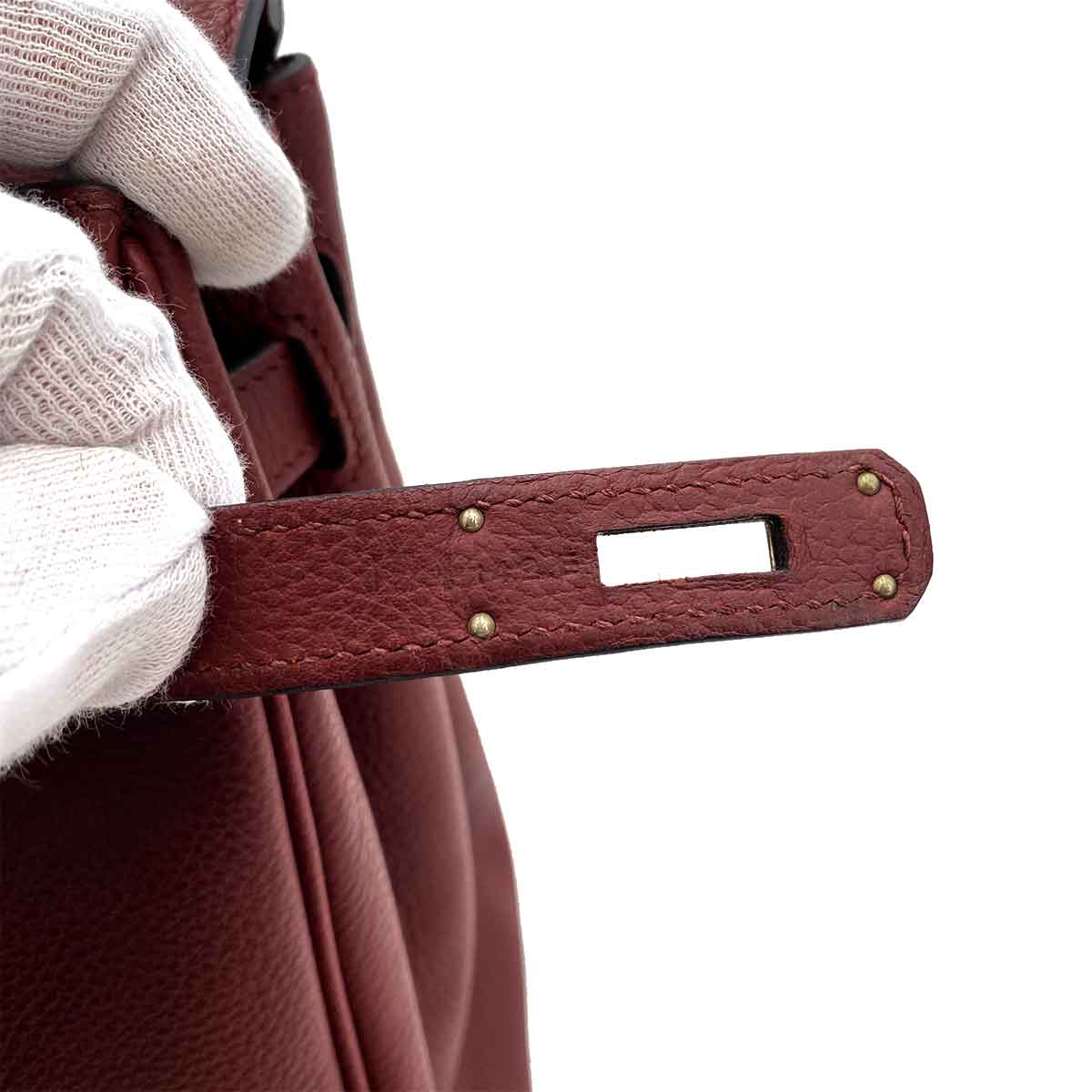 Hermès Hermès Birkin 30 Bordeaux Vache Trekking PHW #O 90232570