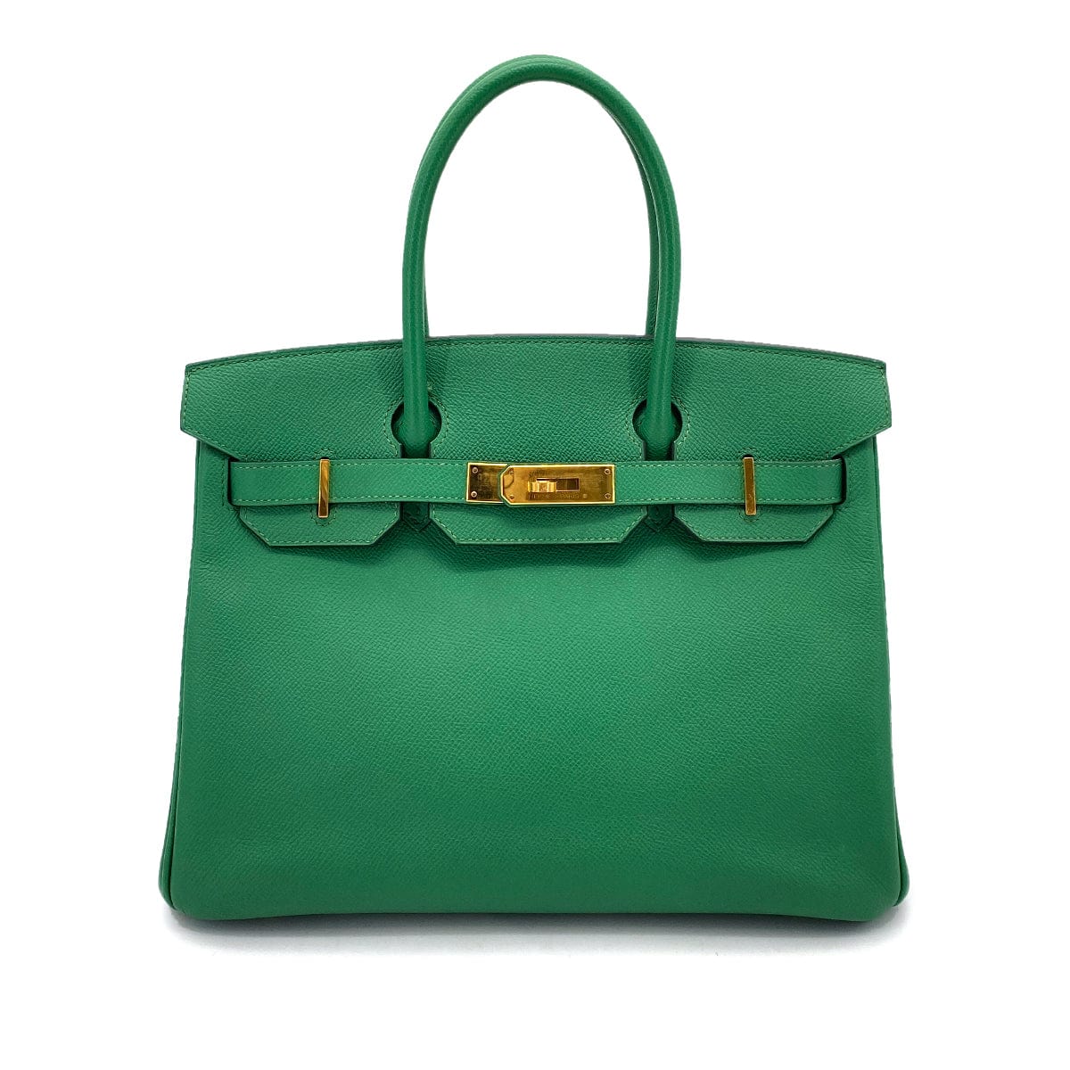 HERMES HERMES BIRKIN 30 CACTUS EPSOM HAND BAG D GHW 90233606