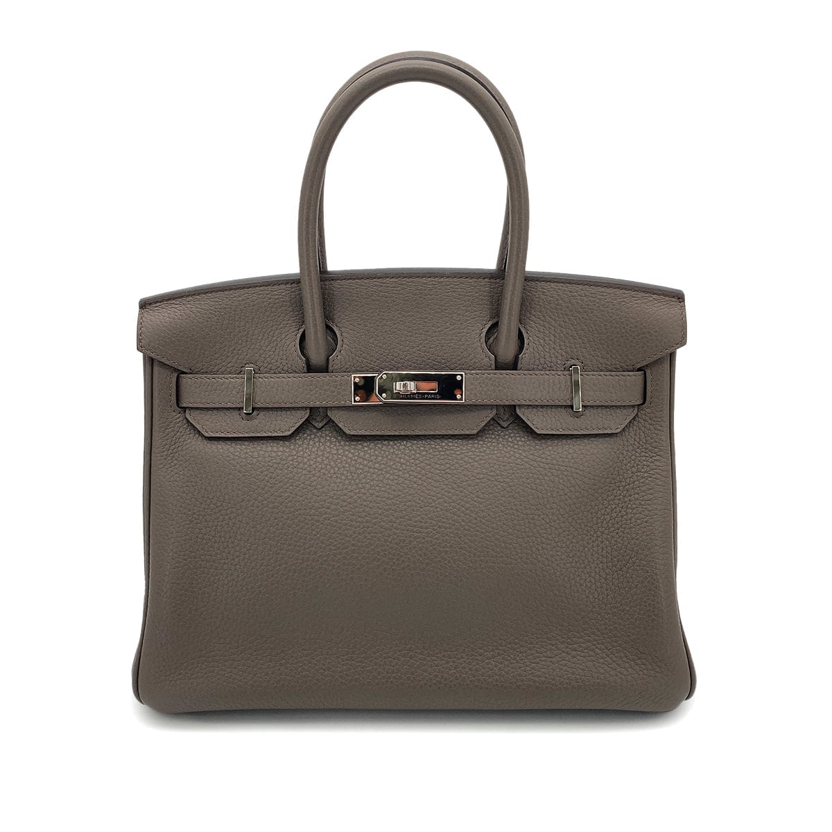 HERMES HERMES BIRKIN 30 ETAIN CLEMENCE PHW #C 90251944