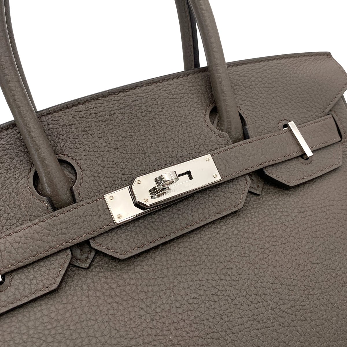 HERMES HERMES BIRKIN 30 ETAIN CLEMENCE PHW #C 90251944