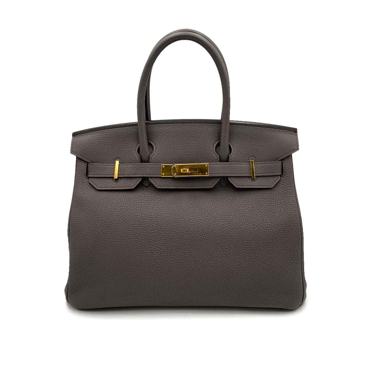 Hermès Hermès Birkin 30 Etain Togo GHW #A 90231946