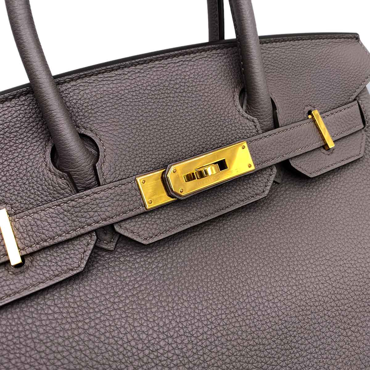 Hermès Hermès Birkin 30 Etain Togo GHW #A 90231946