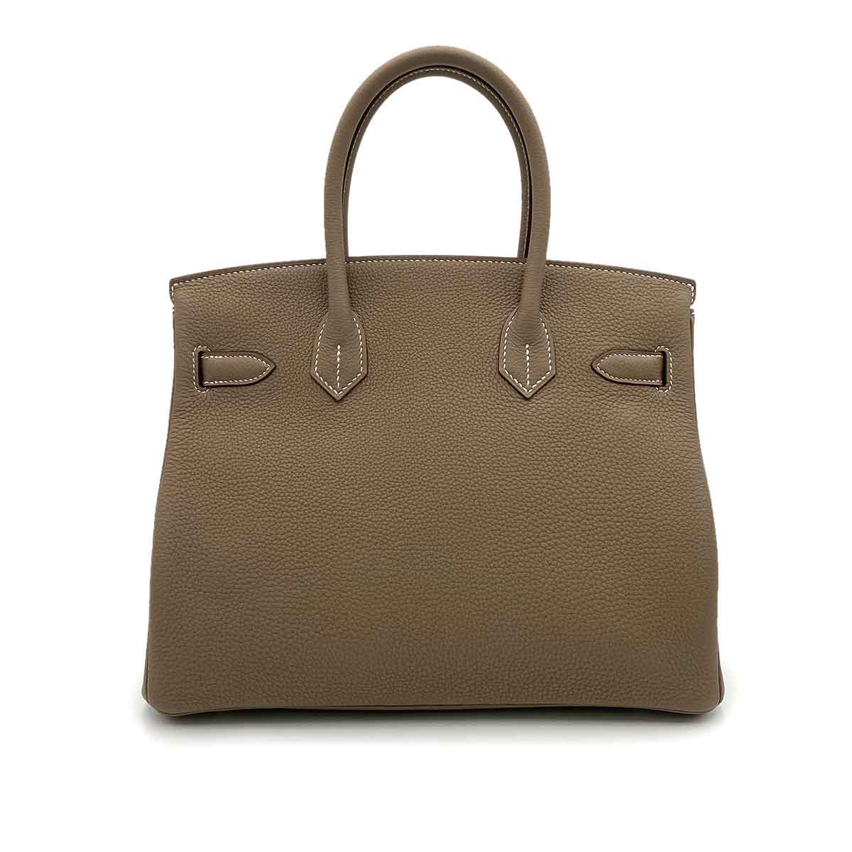 Hermès HERMES BIRKIN 30 ETOUPE TOGO HAND BAG D SHW 90231258