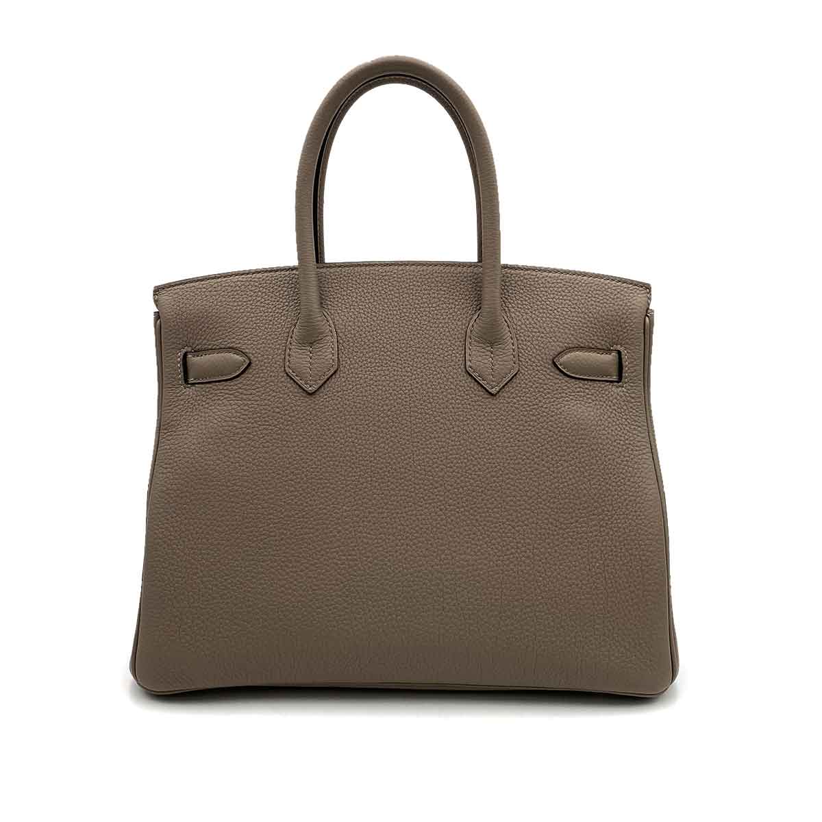 Hermès Hermès Birkin 30 Etoupe Togo PHW #Y 90233659