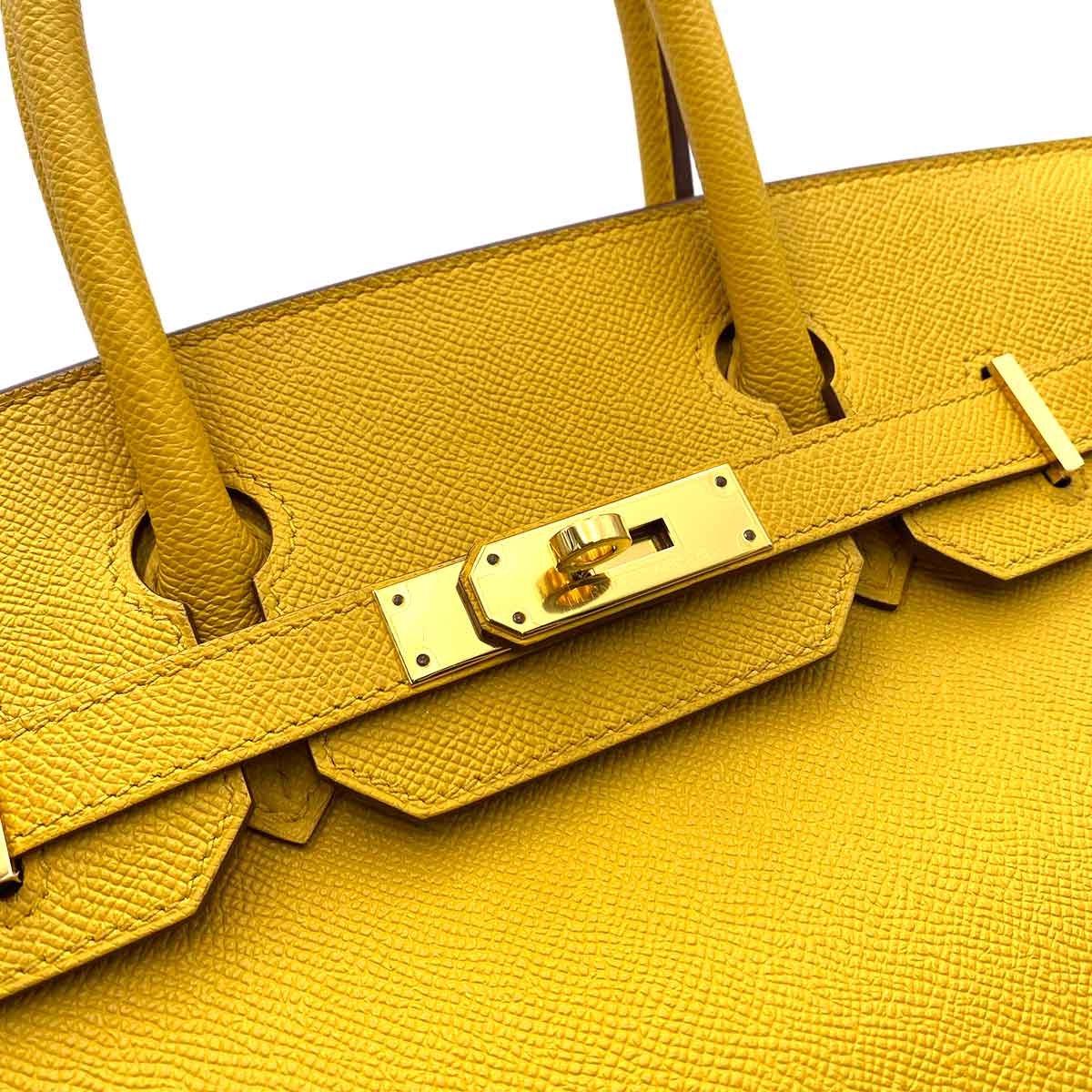 Hermès Hermès Birkin 30 Jaune Ambre Epsom GHW #C 90231361