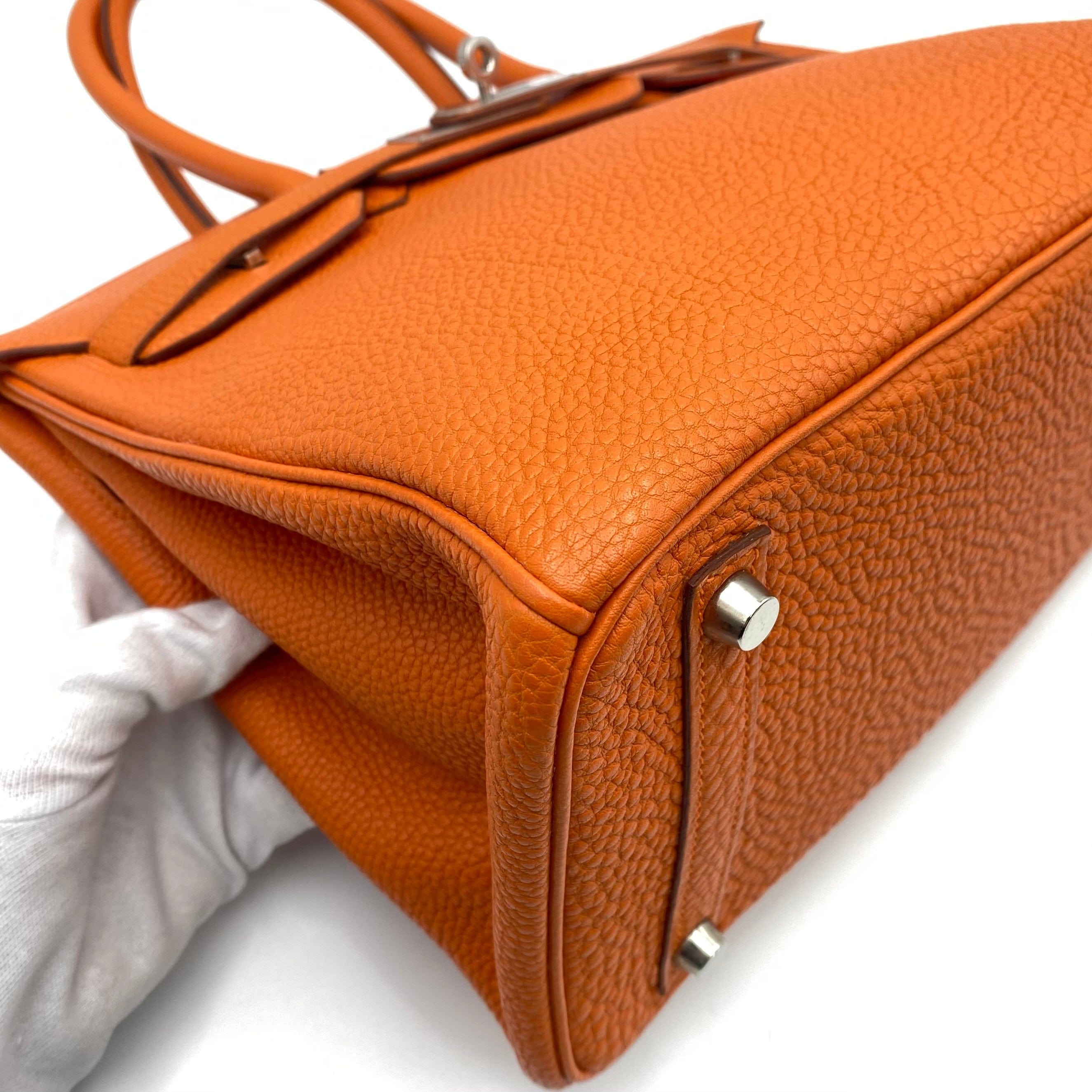 Hermès HERMES BIRKIN 30 ORANGE TOGO HAND BAG □G SHW 90225651