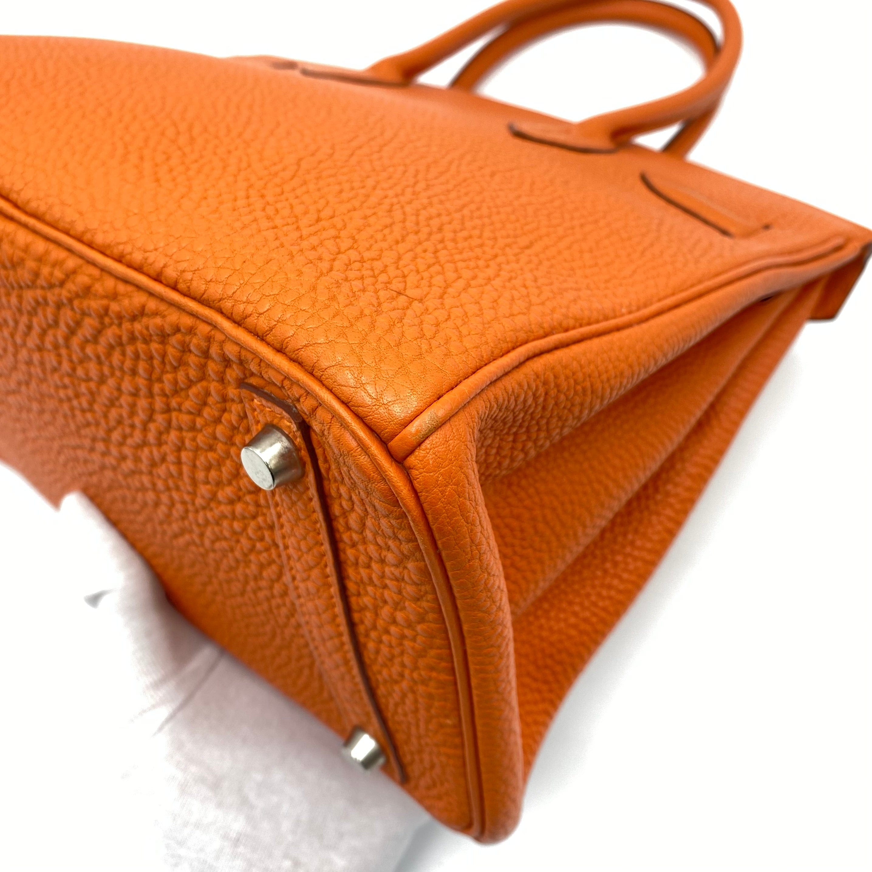 Hermès HERMES BIRKIN 30 ORANGE TOGO HAND BAG □G SHW 90225651