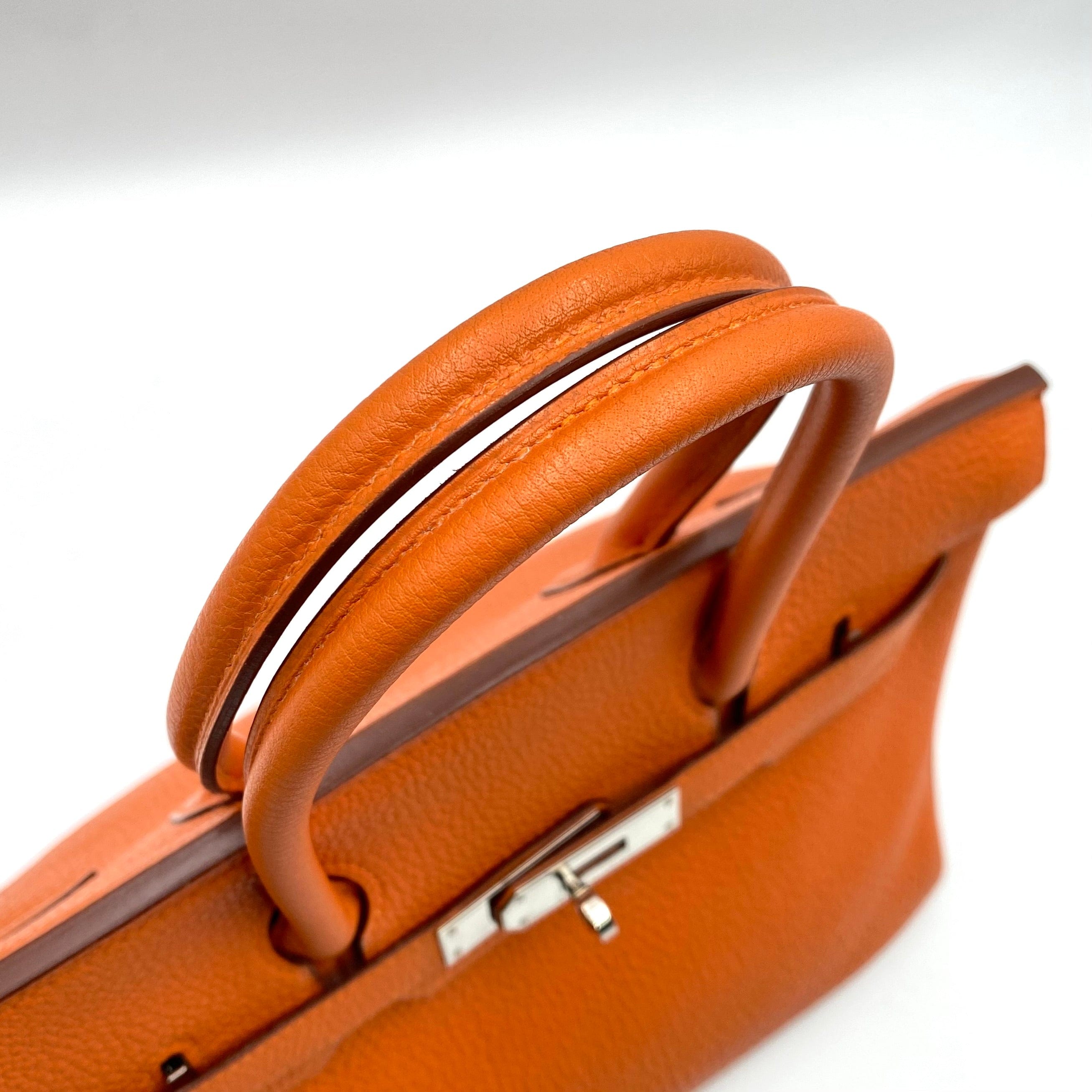 Hermès HERMES BIRKIN 30 ORANGE TOGO HAND BAG □G SHW 90225651