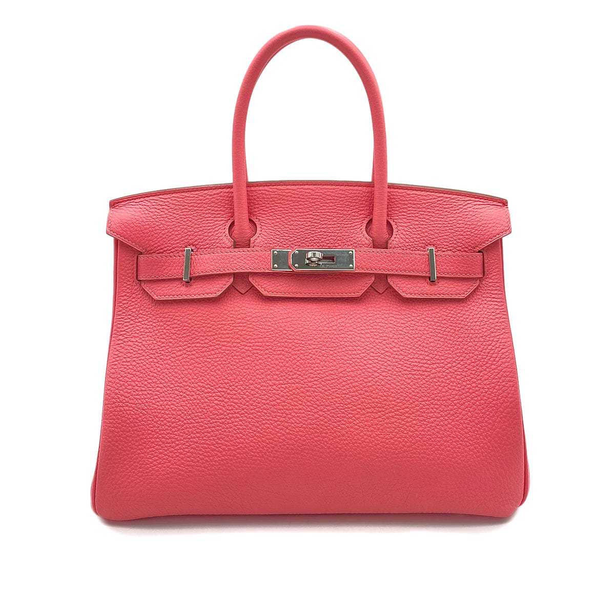 HERMES HERMES BIRKIN 30 ROSE LIPSTICK TOGO HAND BAG □Q SHW 90247396