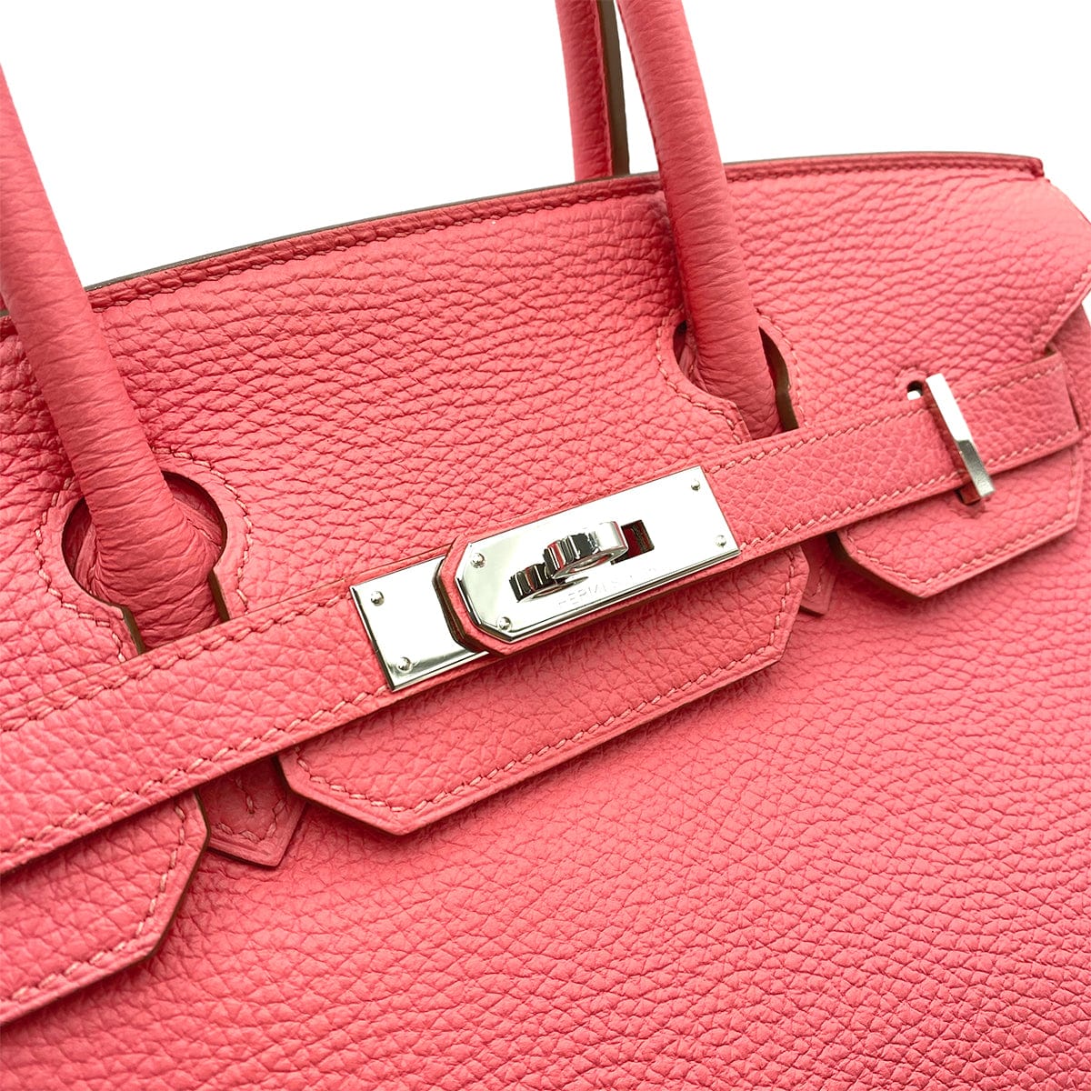 HERMES HERMES BIRKIN 30 ROSE LIPSTICK TOGO HAND BAG □Q SHW 90247396