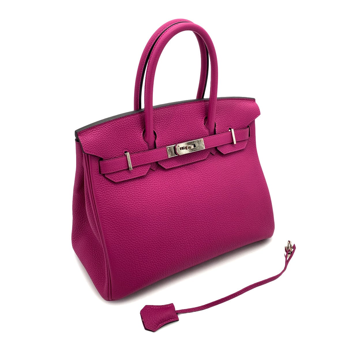 HERMES HERMES BIRKIN 30 ROSE PURPLE TOGO HAND BAG D SHW 90256462