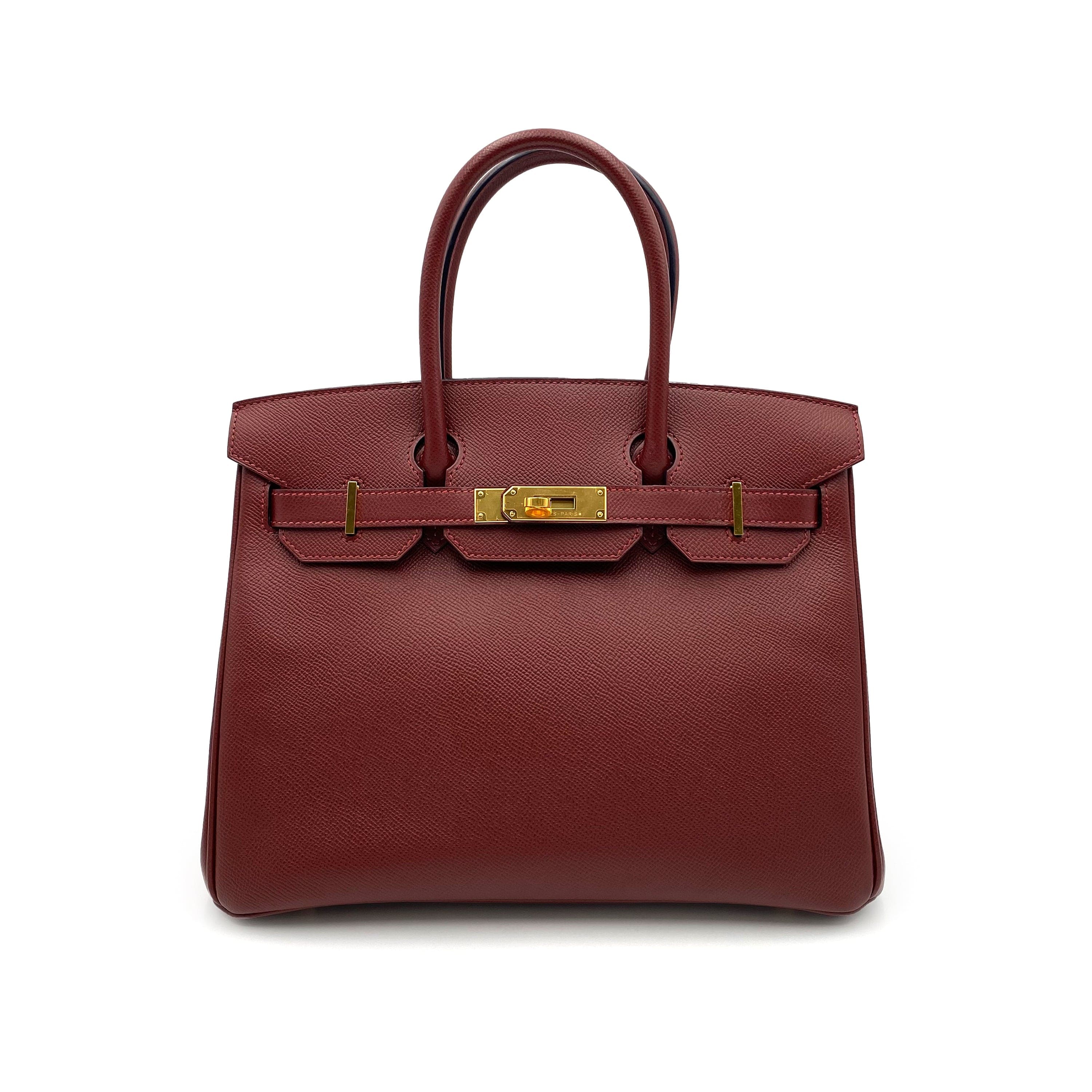 Hermès HERMES BIRKIN 30 ROUGE H EPSON HAND BAG T GHW 90230749