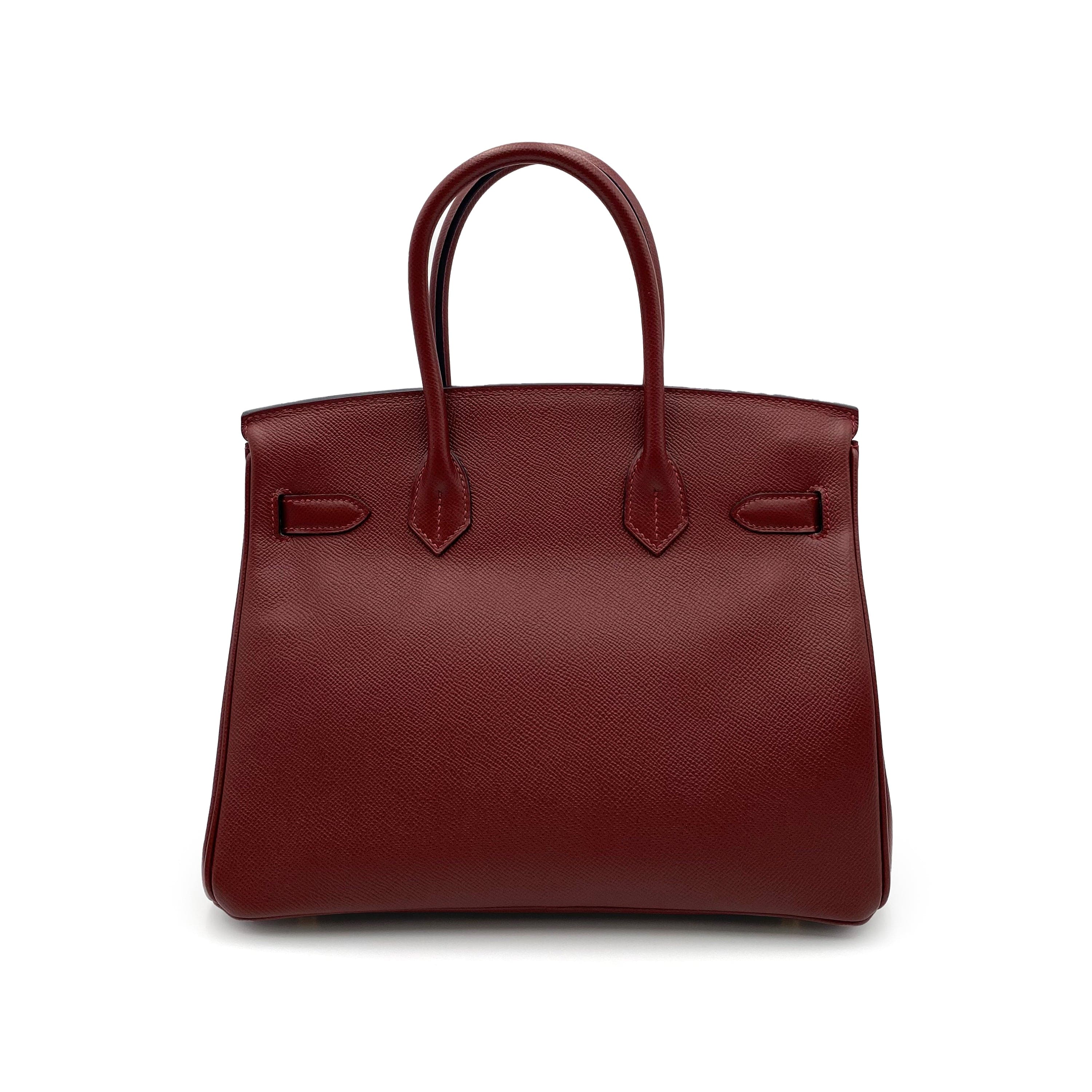 Hermès HERMES BIRKIN 30 ROUGE H EPSON HAND BAG T GHW 90230749