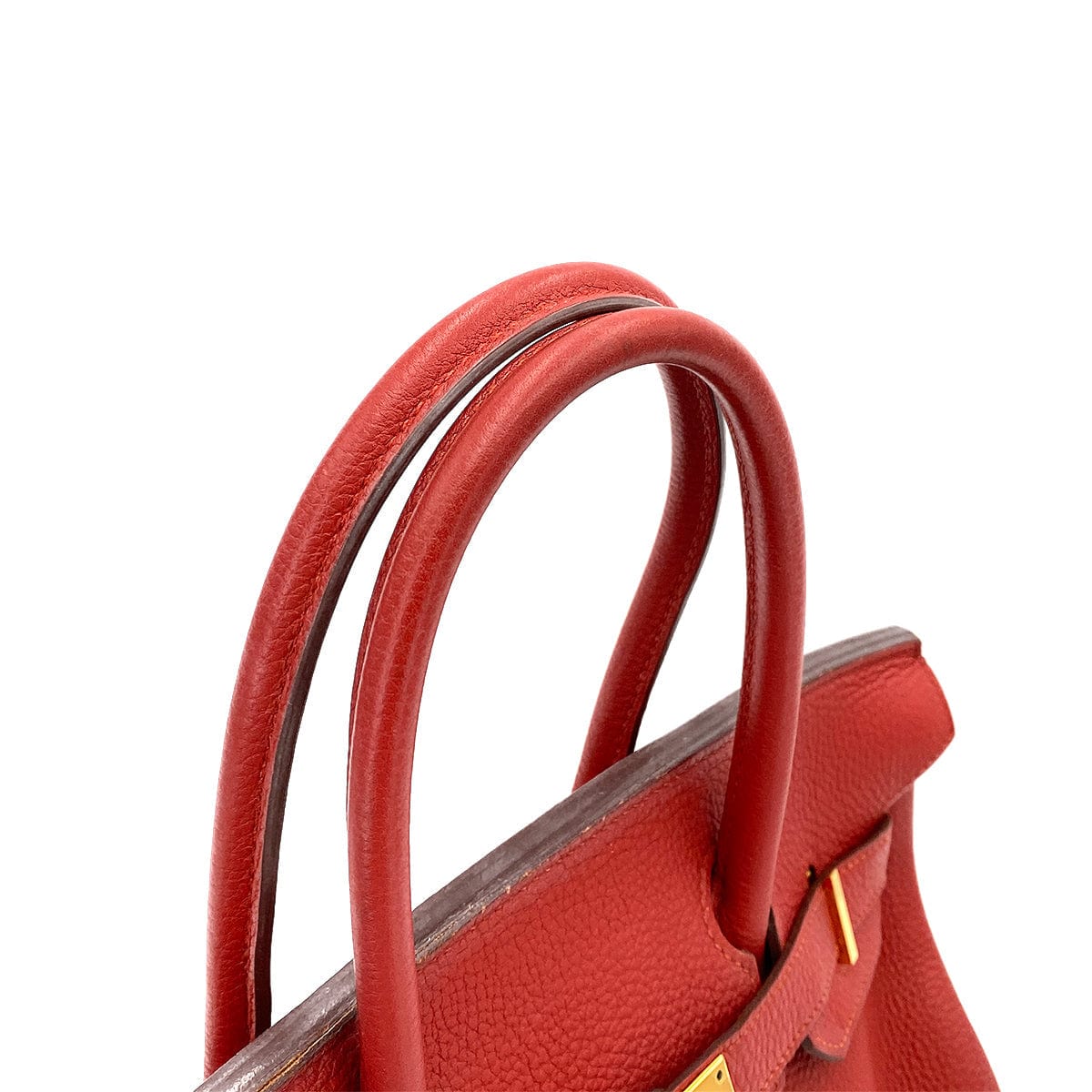 HERMES HERMES BIRKIN 30 ROUGE VIF TOGO HAND BAG T GHW 90250924