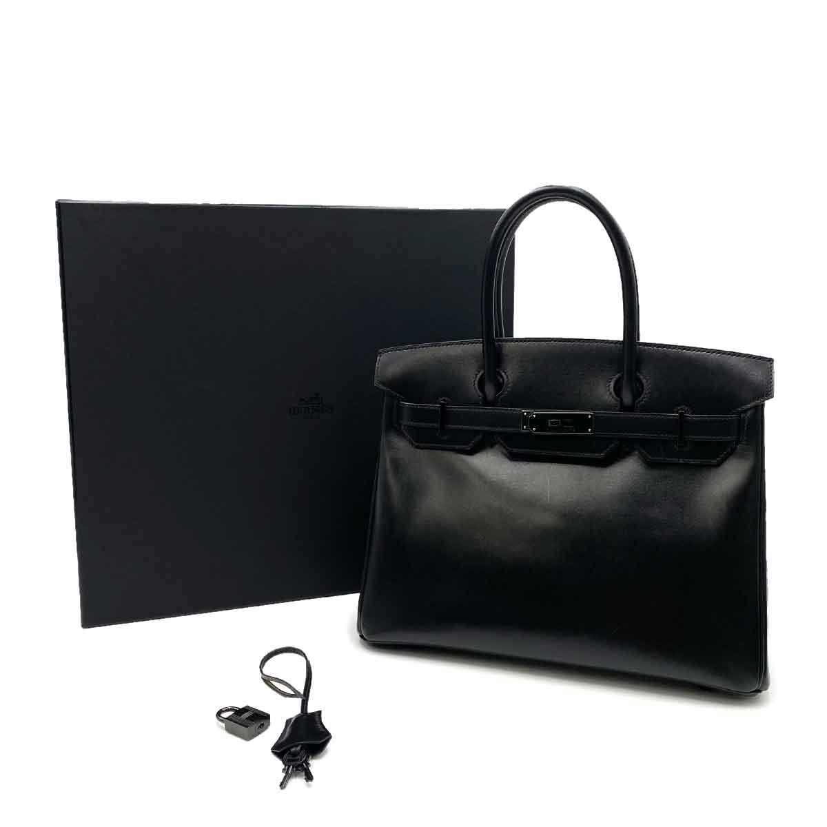 Hermès Hermès Birkin 30 SO BLACK Boxcalf #O 90232162