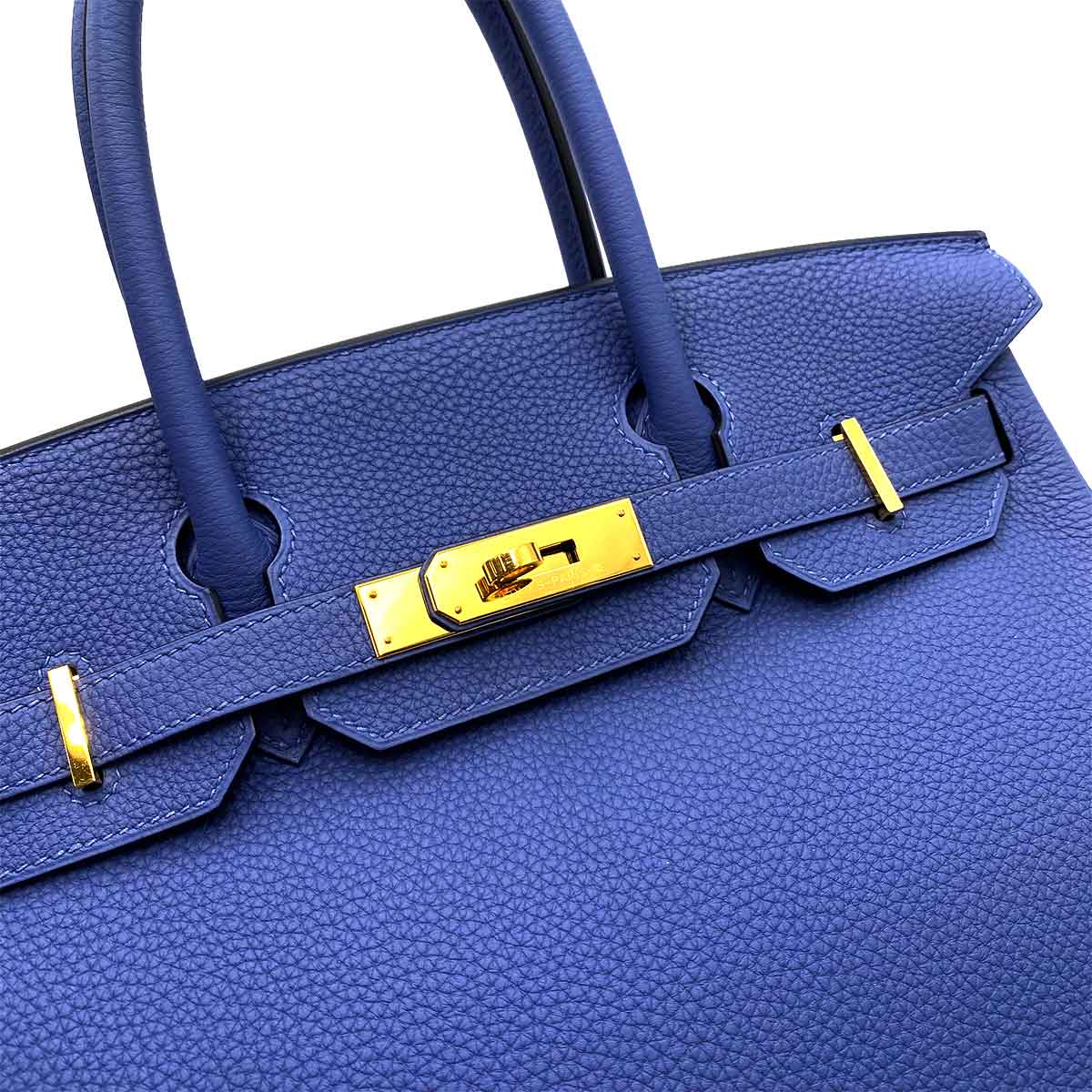 Hermès HERMES BIRKIN 30 TOGO BLUE BRIGHTON HAND BAG C GHW 90230880