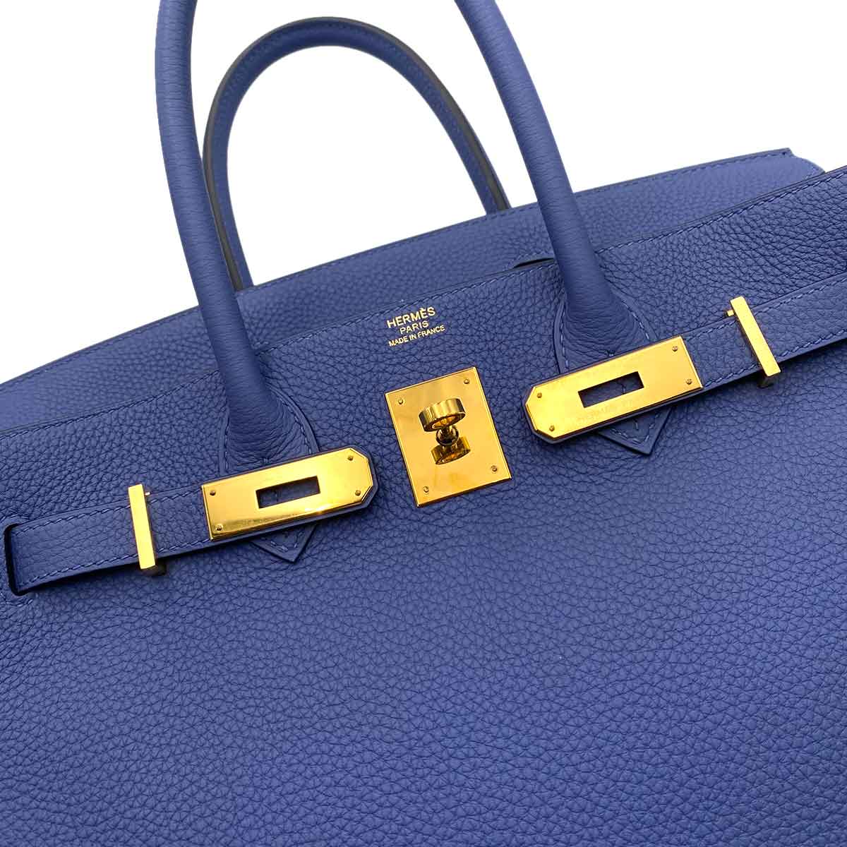 Hermès HERMES BIRKIN 30 TOGO BLUE BRIGHTON HAND BAG C GHW 90230880