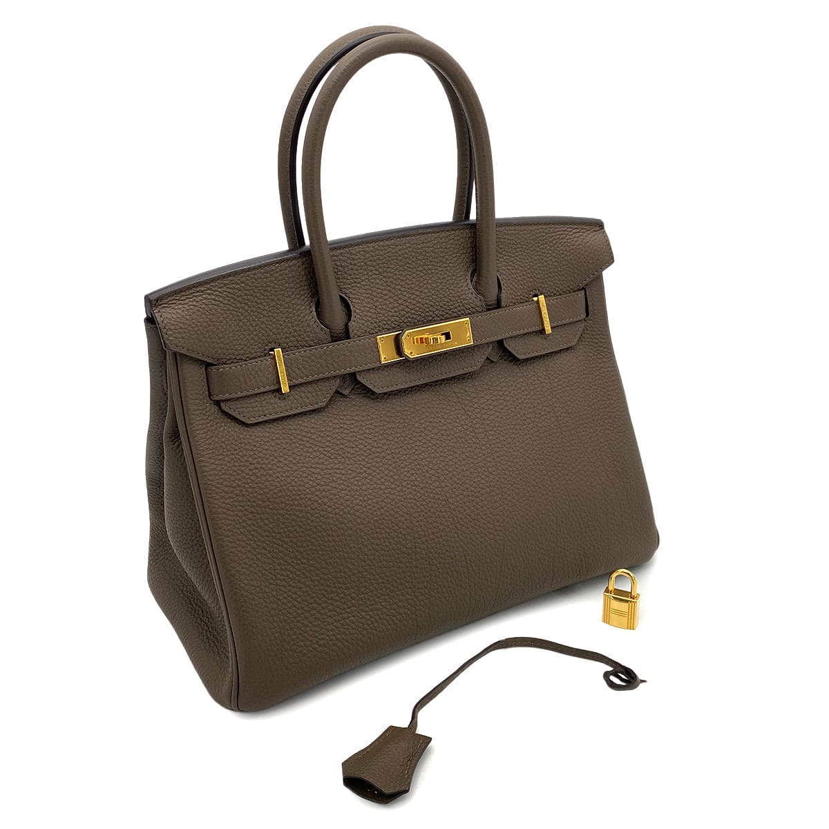 HERMES HERMES BIRKIN 30 TOUPE TOGO HAND BAG T GHW 90254697