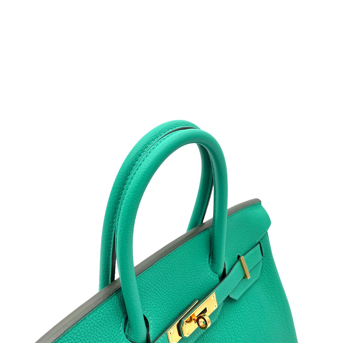 HERMES HERMES BIRKIN 30 VERT VERONE TOGO HAND BAG D GHW 90257429