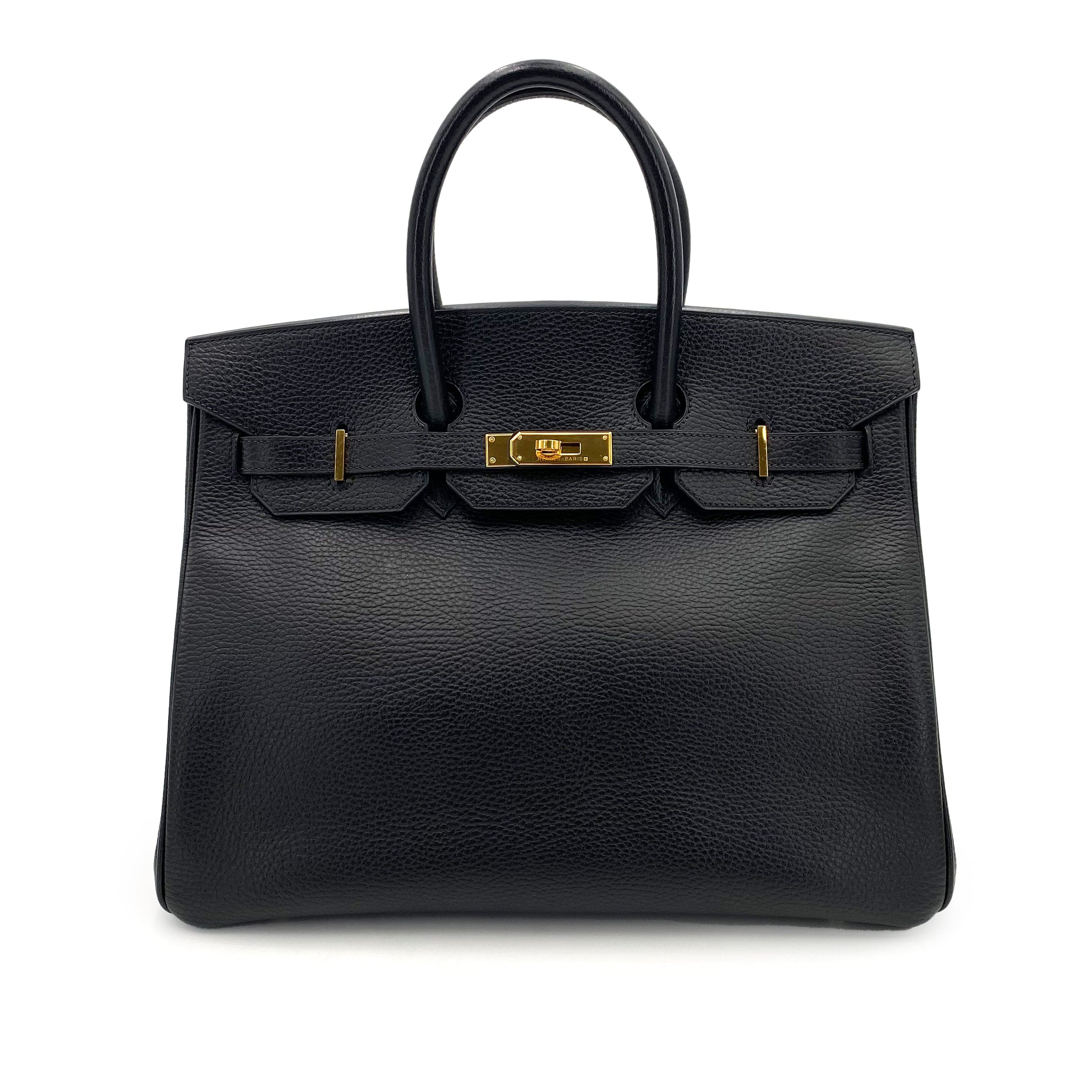 Hermès Hermès Birkin 35 Black Aedennes #F 90242954