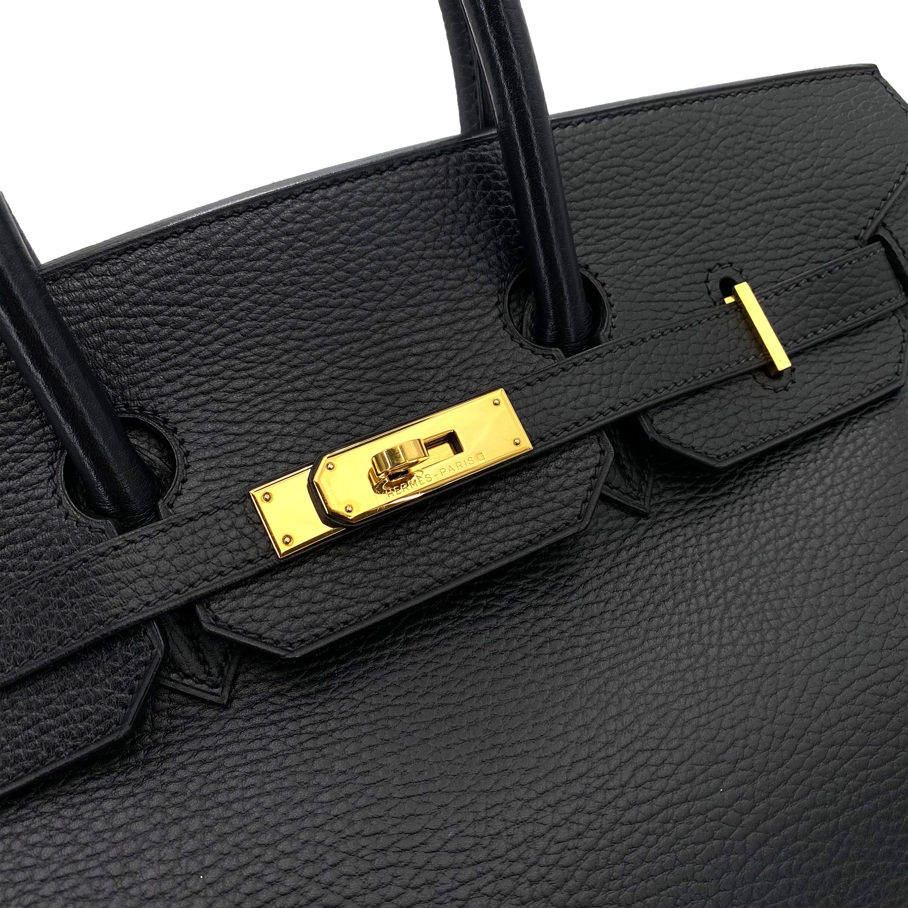 Hermès Hermès Birkin 35 Black Aedennes #F 90242954