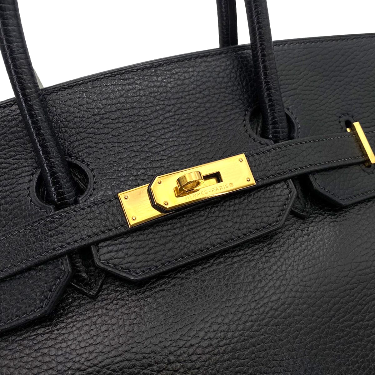 Hermès Hermès Birkin 35 Black Ardennes GHW #E 90241757