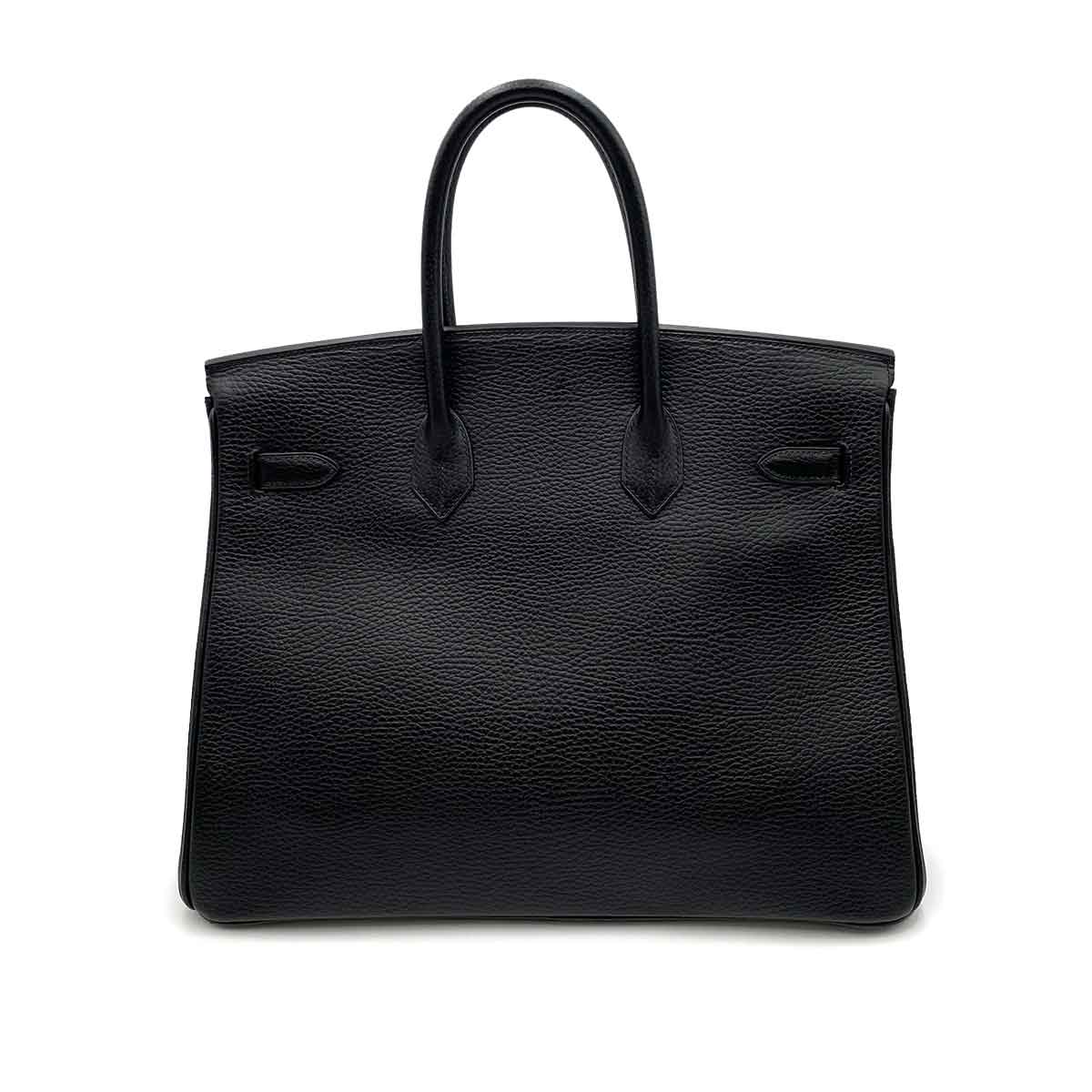 Hermès HERMES BIRKIN 35 BLACK ARDENNES HAND BAG □D GHW 90231906