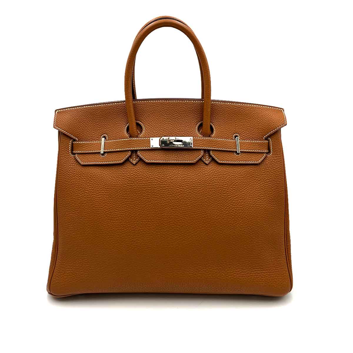 Hermès Hermès Birkin 35 Gold Togo PHW #G 90234219