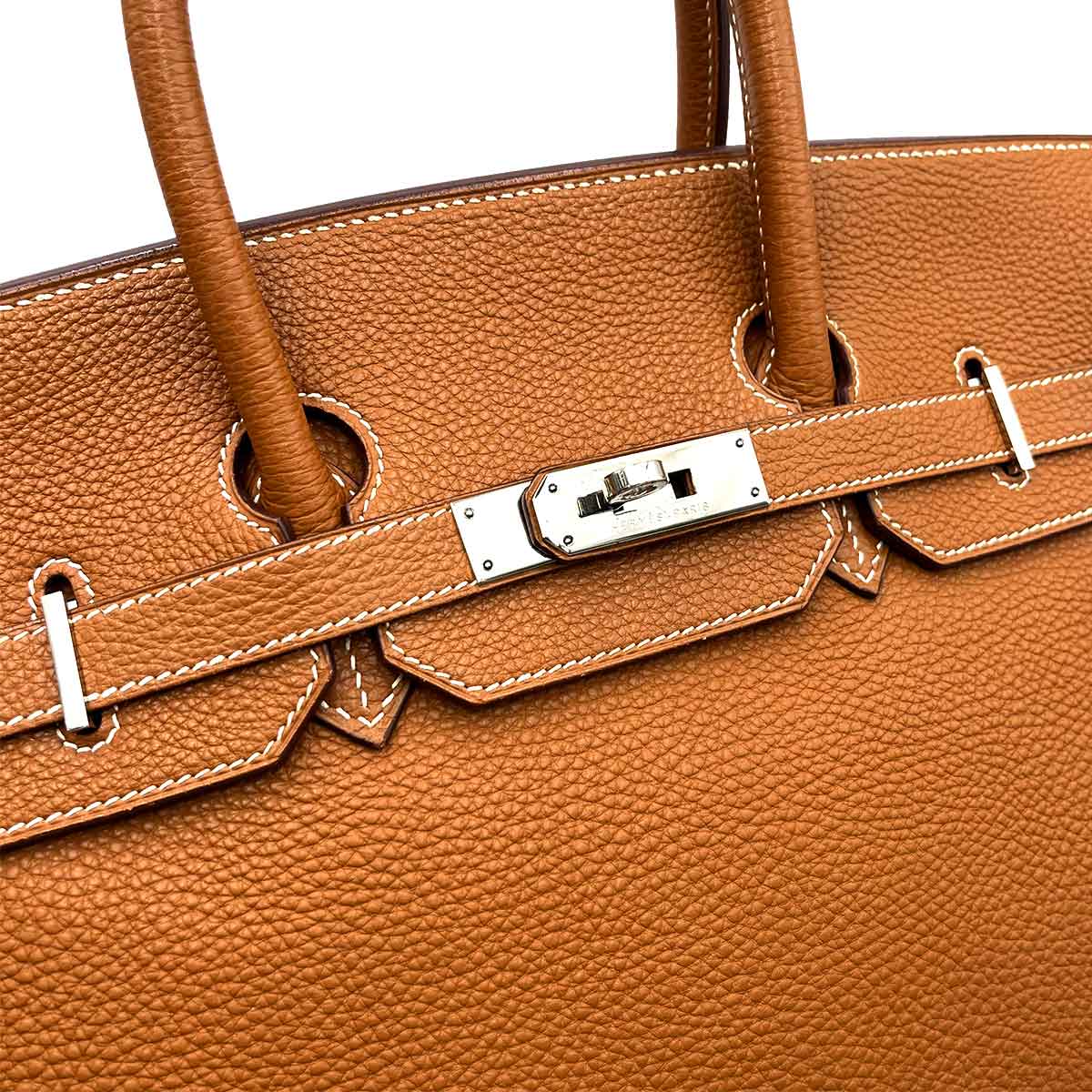 Hermès Hermès Birkin 35 Gold Togo PHW #G 90234219