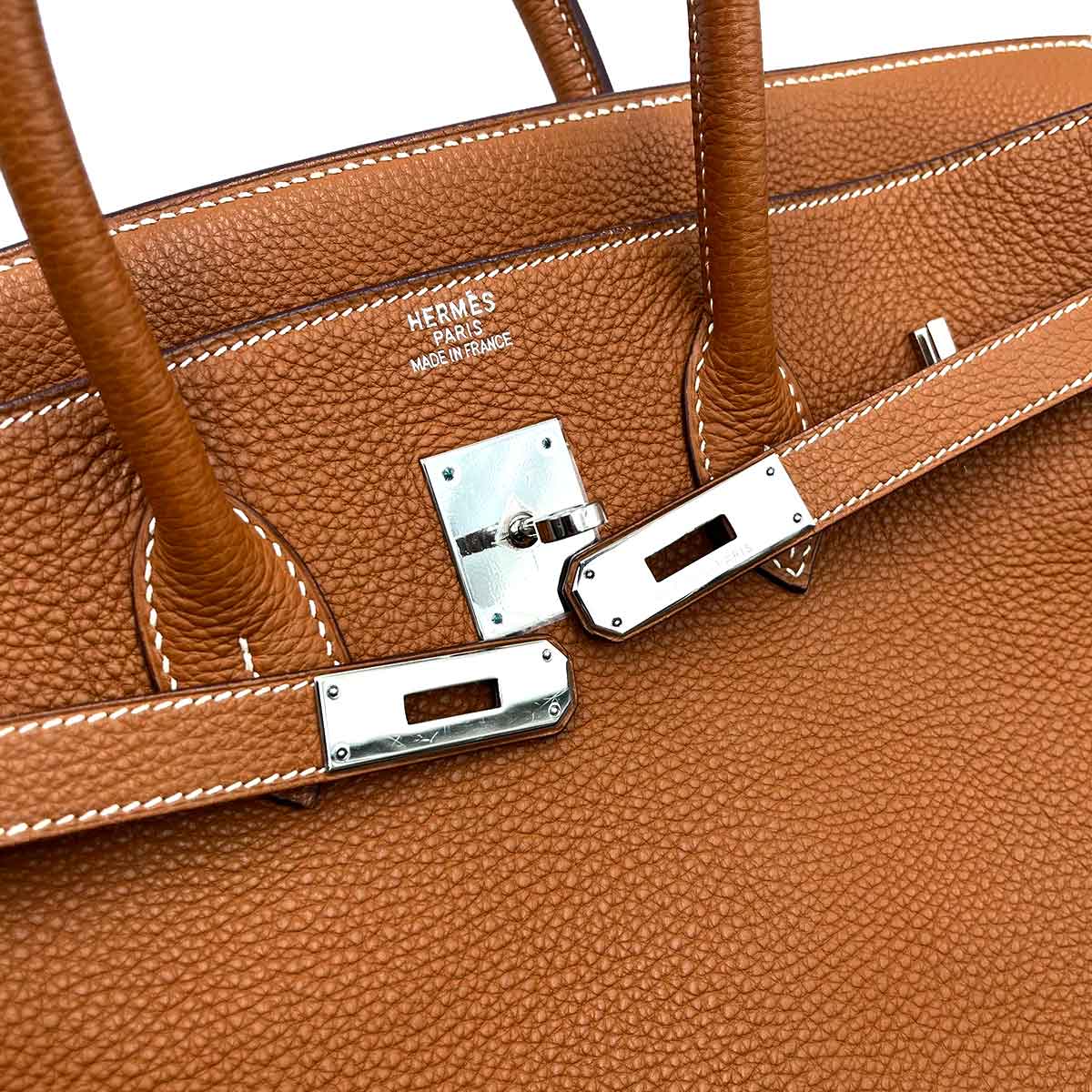 Hermès Hermès Birkin 35 Gold Togo PHW #G 90234219