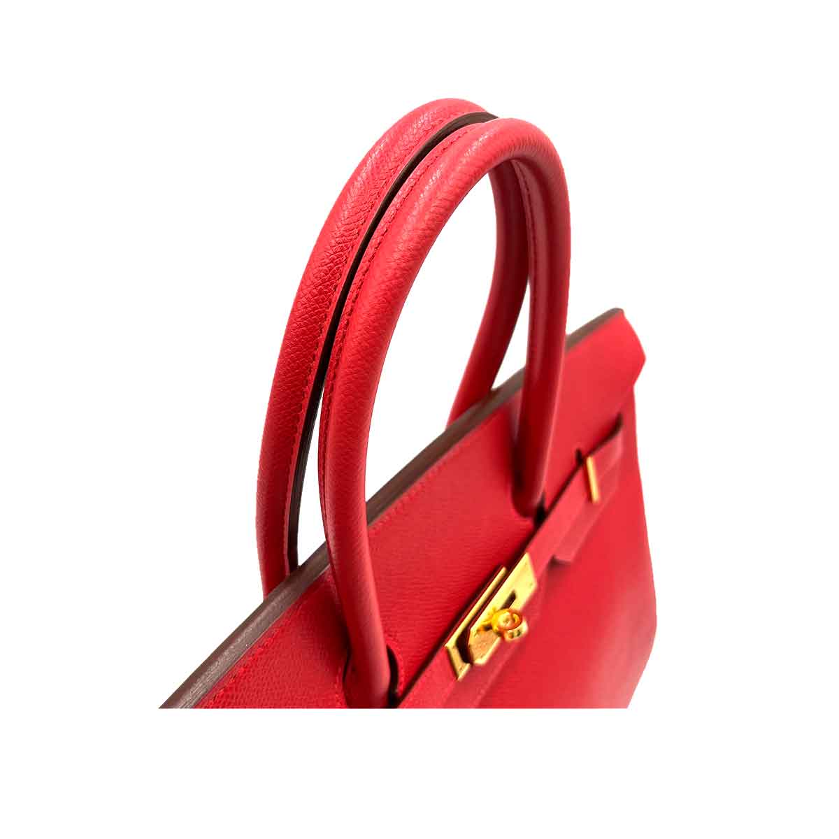 Hermès Hermès Birkin 35 Rouge Epsom GHW #H 90234521