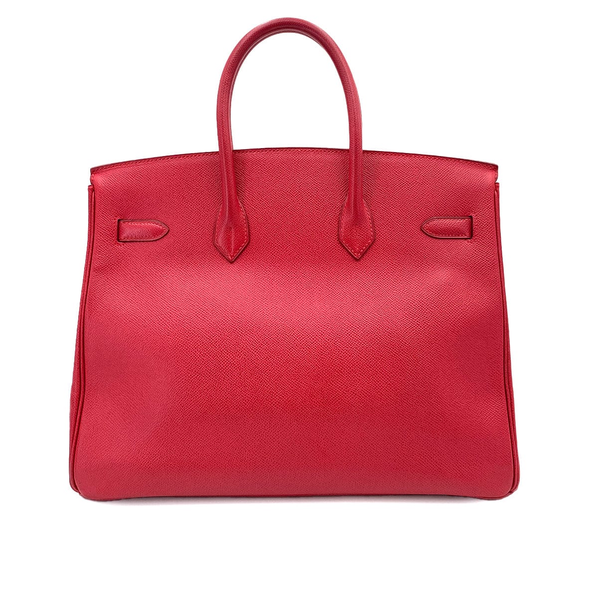 HERMES HERMES BIRKIN 35 ROUGE VIF COUCHEVEL HAND BAG 〇Z 90246313