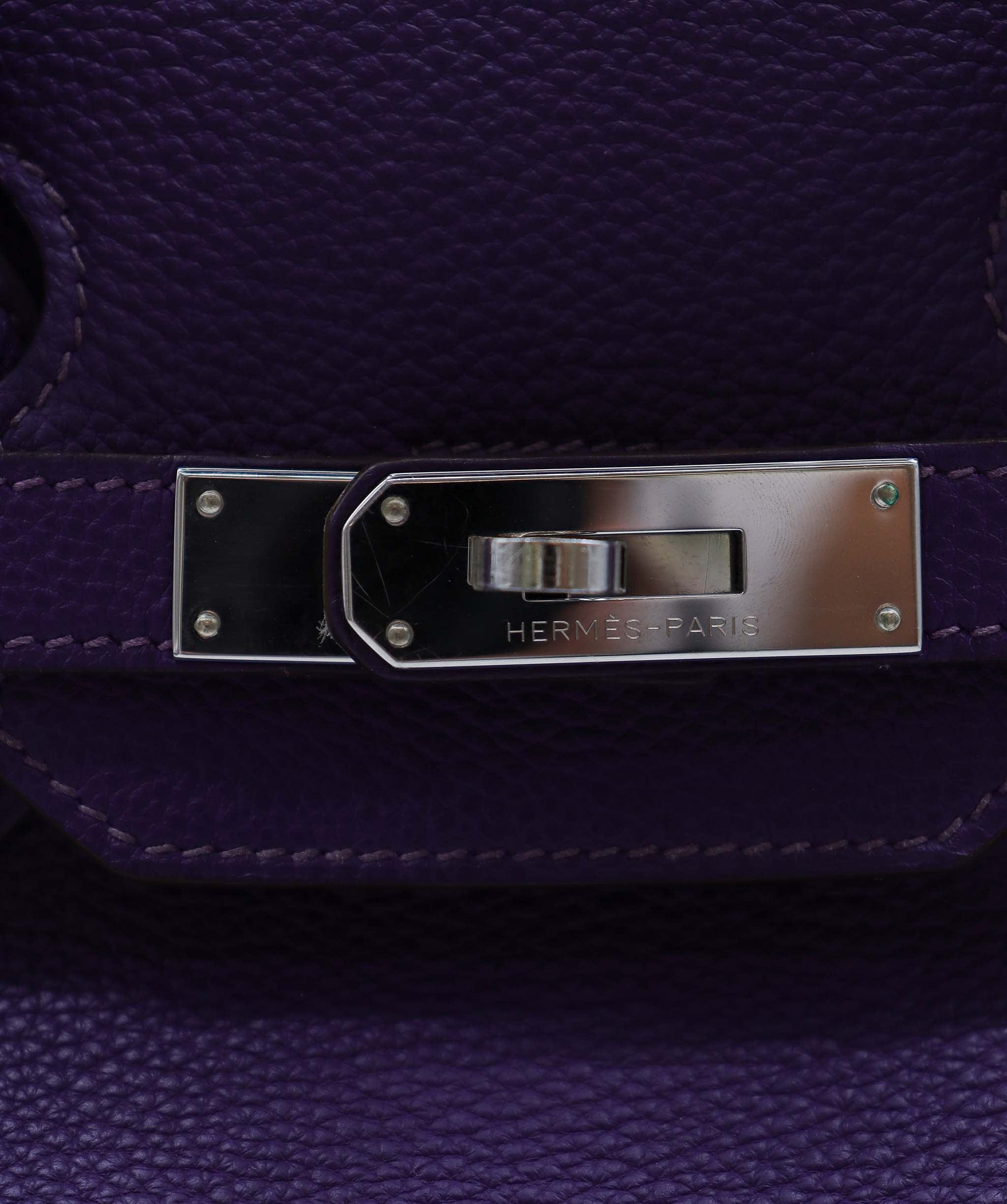 HERMES Hermes Birkin 35 Ultraviolet Togo PHW #N 90251998