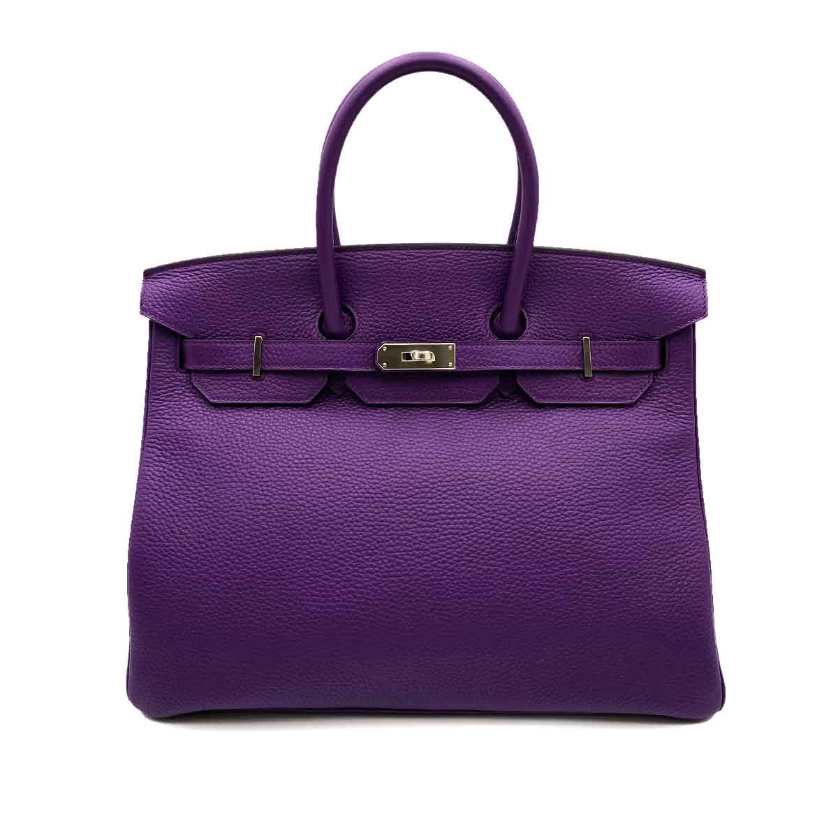 Hermès Hermès Birkin 35 Ultraviolet Togo PHW #P 90232196