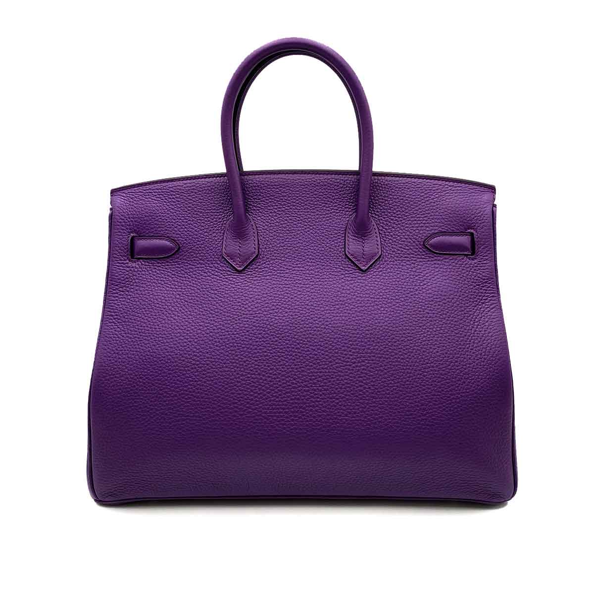 Hermès Hermès Birkin 35 Ultraviolet Togo PHW #P 90232196