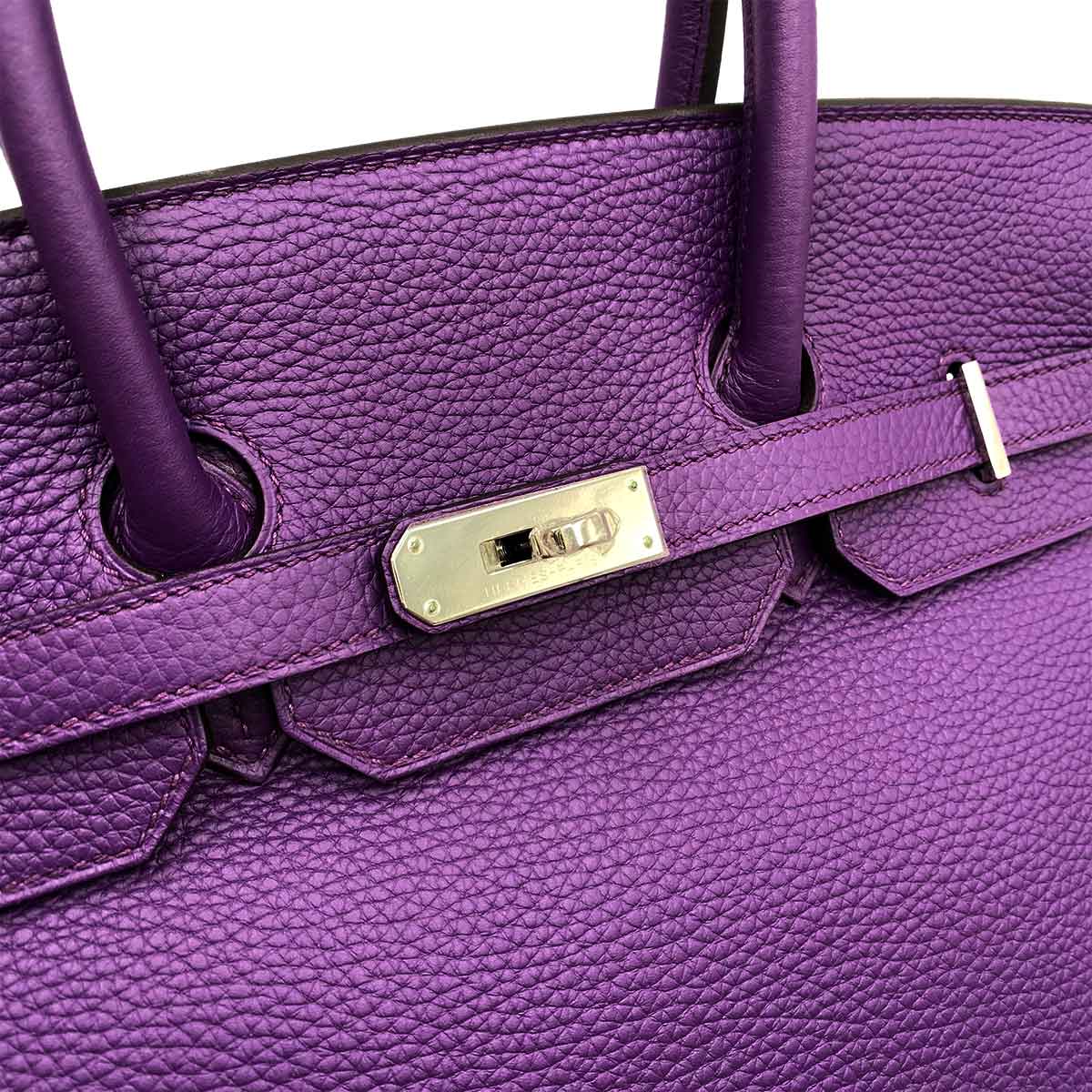 Hermès Hermès Birkin 35 Ultraviolet Togo PHW #P 90232196