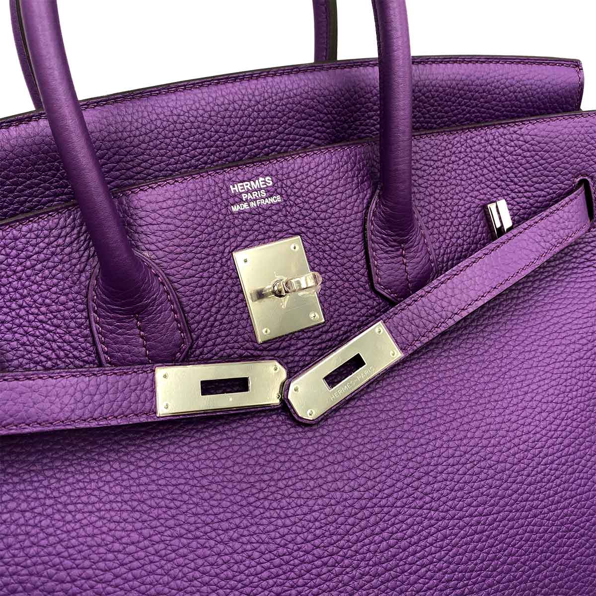 Hermès Hermès Birkin 35 Ultraviolet Togo PHW #P 90232196