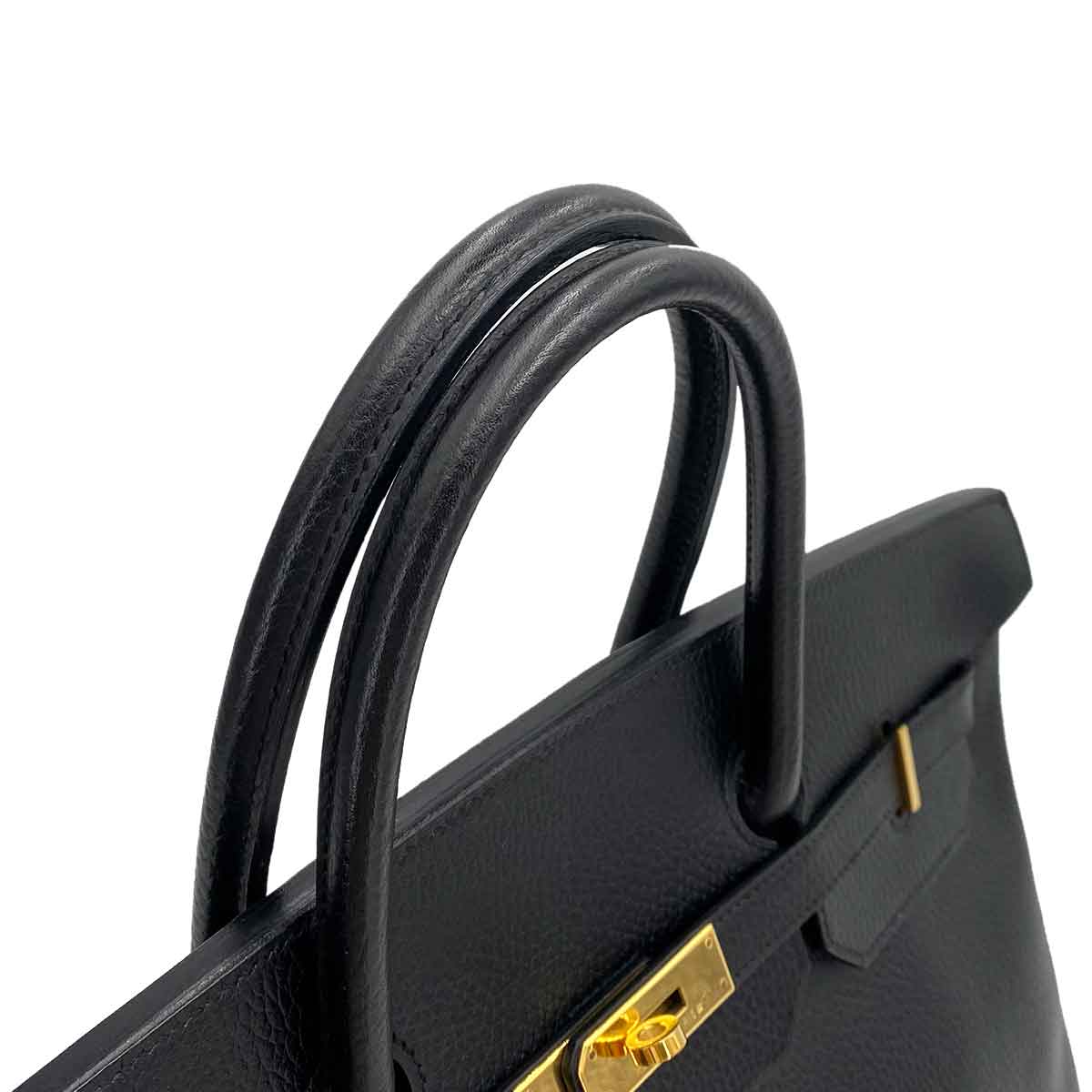 Hermès Hermès Birkin 40 Black Ardennes GHW #Z 90241663