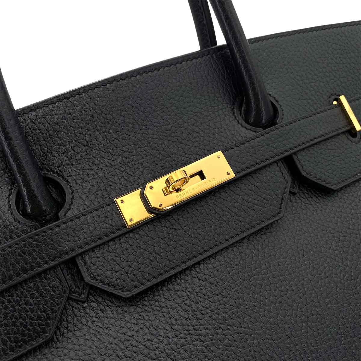 Hermès Hermès Birkin 40 Black Ardennes GHW #Z 90241663