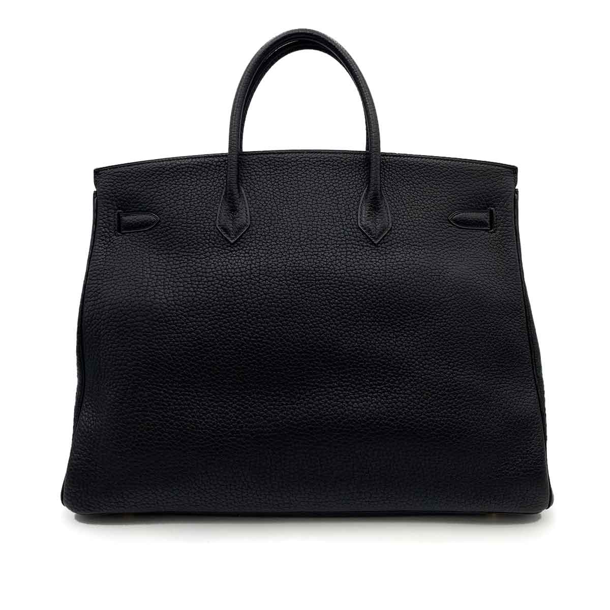 Hermès HERMES BIRKIN 40 BLACK FJORD HAND BAG □C GHW 90235914