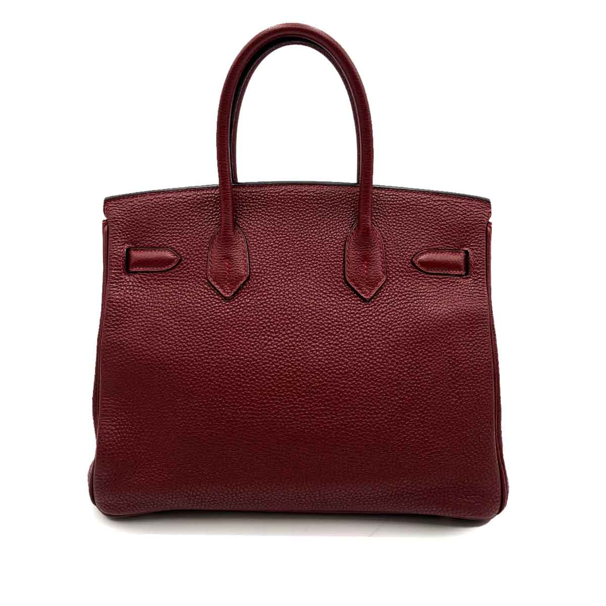 Hermès HERMES BIRKIN VERSO 30 TOGO ROUGE H HAND BAG ▢I SHW 90234217