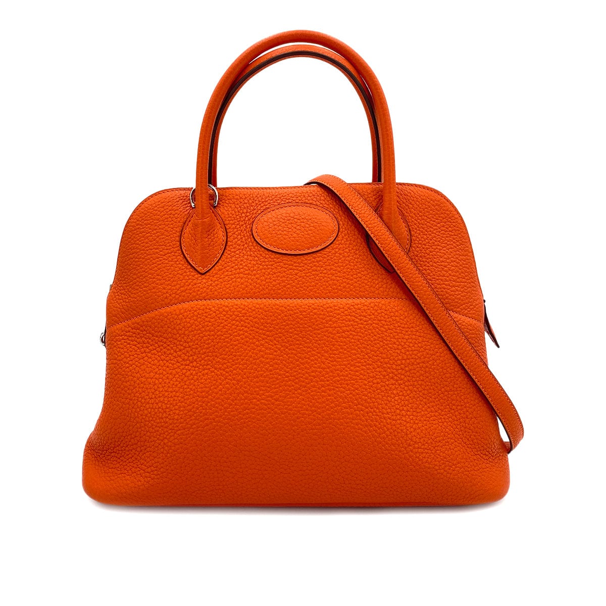 HERMES HERMES BOLIDE 31 FEU ORANGE TAURILLON CLEMENCE HAND SHOULDER BAG ▢R 90247386