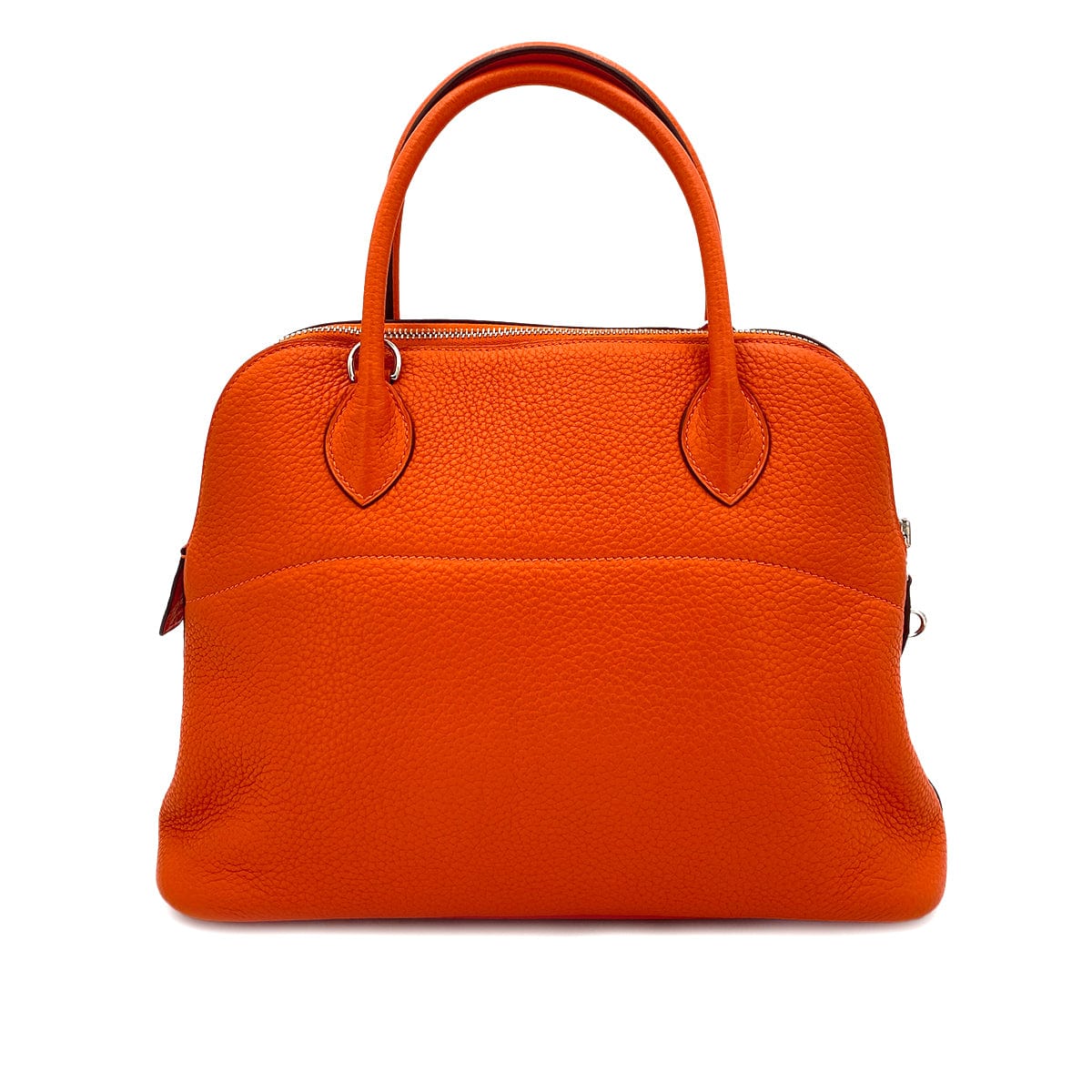 HERMES HERMES BOLIDE 31 FEU ORANGE TAURILLON CLEMENCE HAND SHOULDER BAG ▢R 90247386