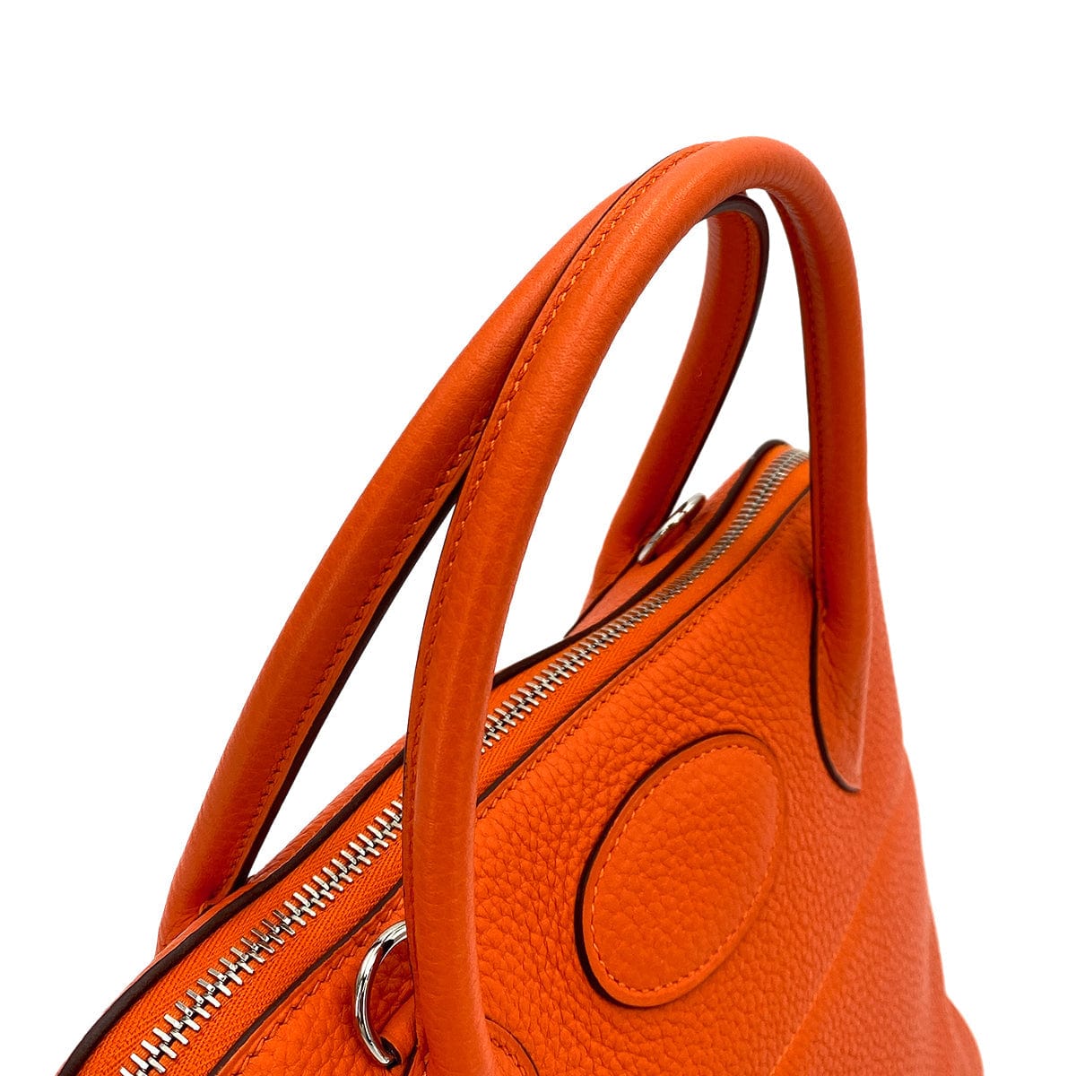 HERMES HERMES BOLIDE 31 FEU ORANGE TAURILLON CLEMENCE HAND SHOULDER BAG ▢R 90247386