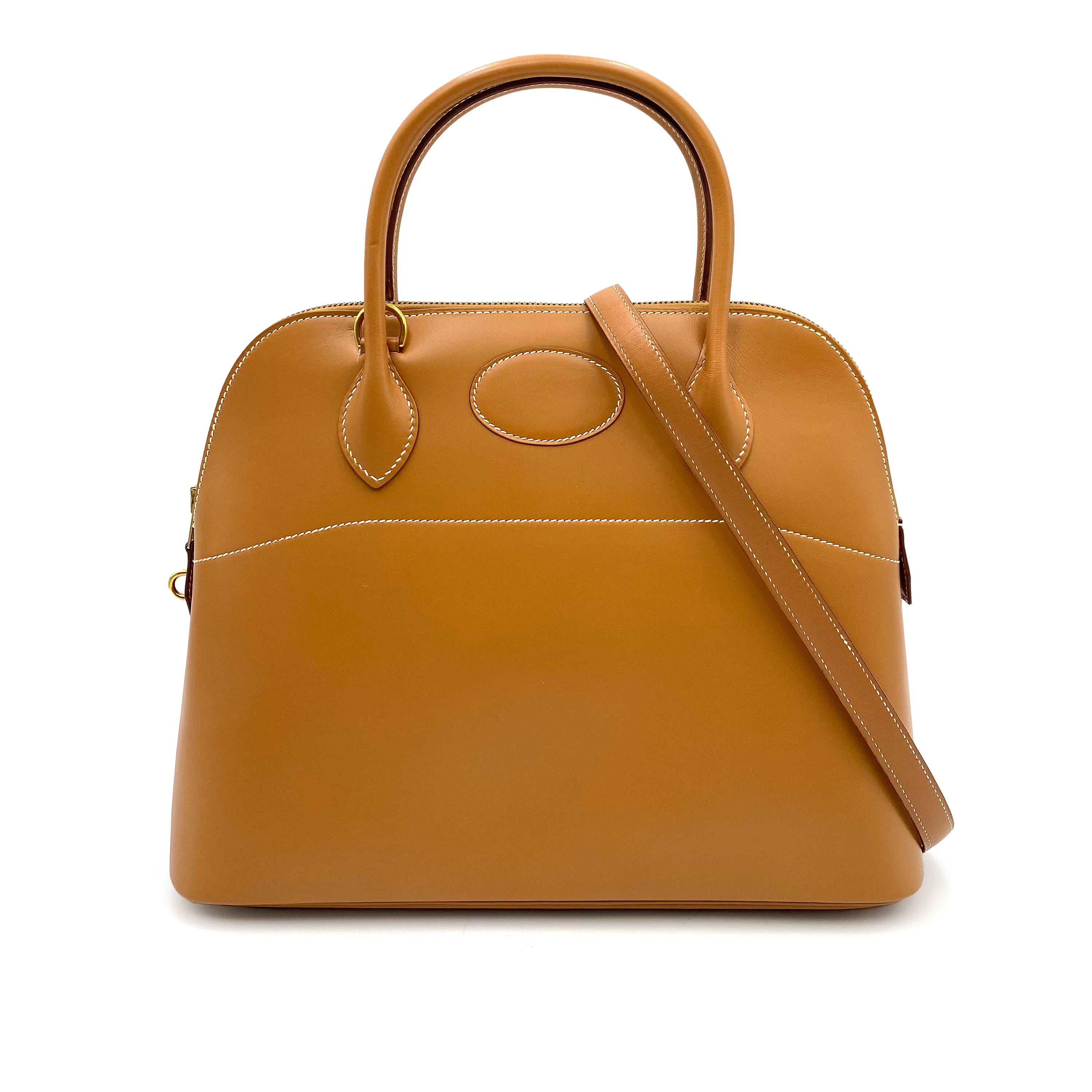 Hermès HERMES BOLIDE 31 NATURAL CHAMONIX HAND SHOULDER BAG 〇Z 90236737