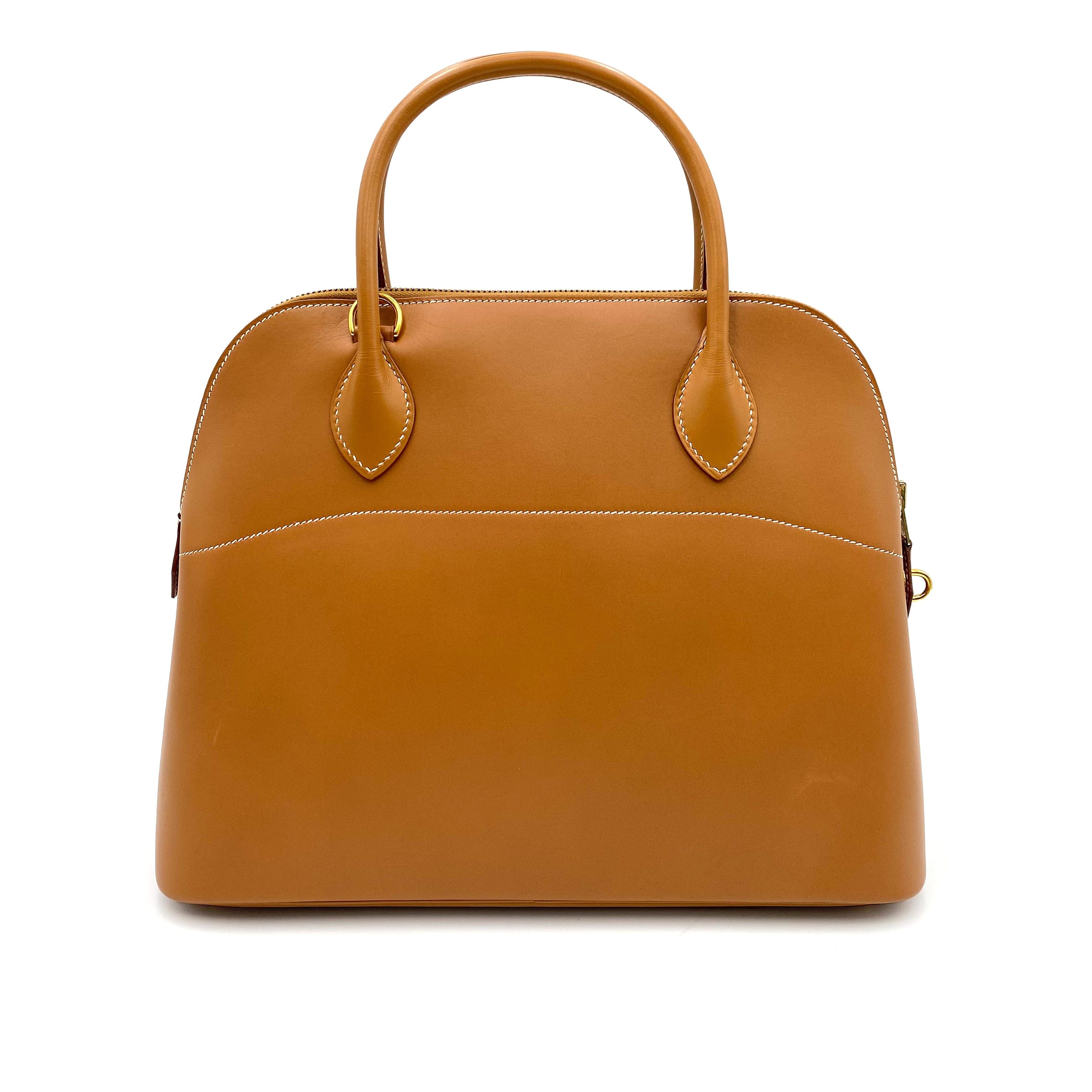 Hermès HERMES BOLIDE 31 NATURAL CHAMONIX HAND SHOULDER BAG 〇Z 90236737