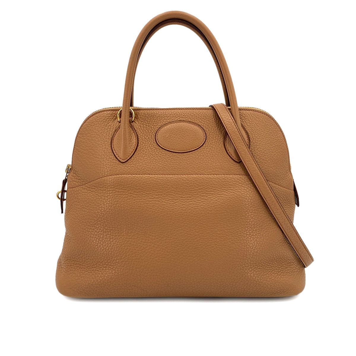 HERMES HERMES BOLIDE 31 TABAC CAMEL TAURILLON CLEMENCE HAND SHOULDER BAG ▢L 90247094